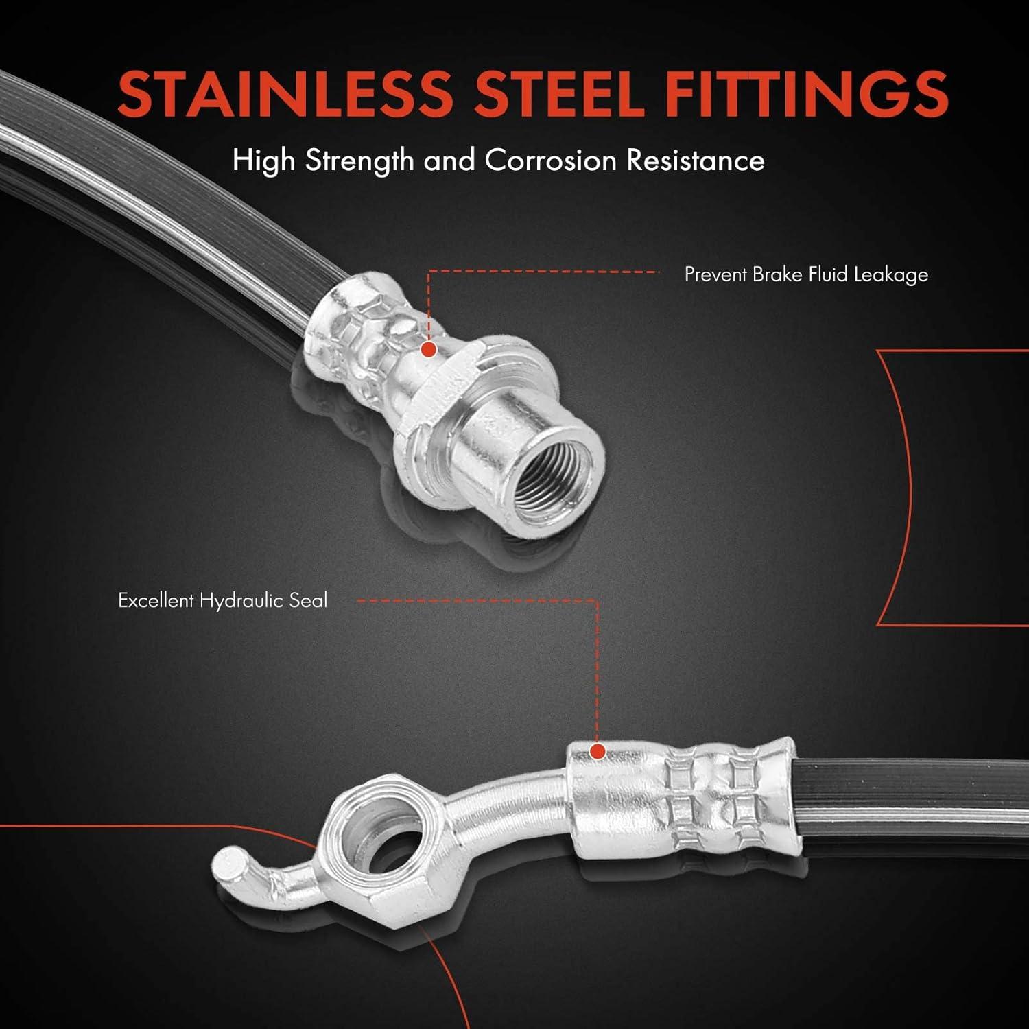 Manguera Hidráulica de Freno Delantera A-Premium para Toyota