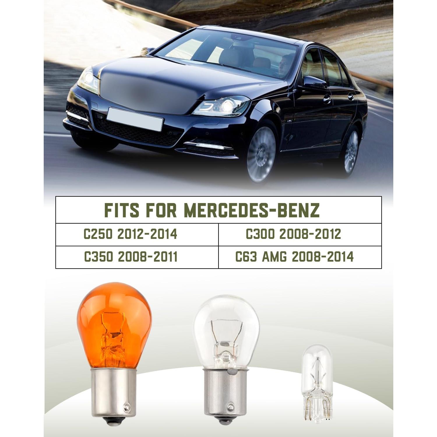 Bombillas de Luz de Freno Hulyxayfave para Mercedes Benz