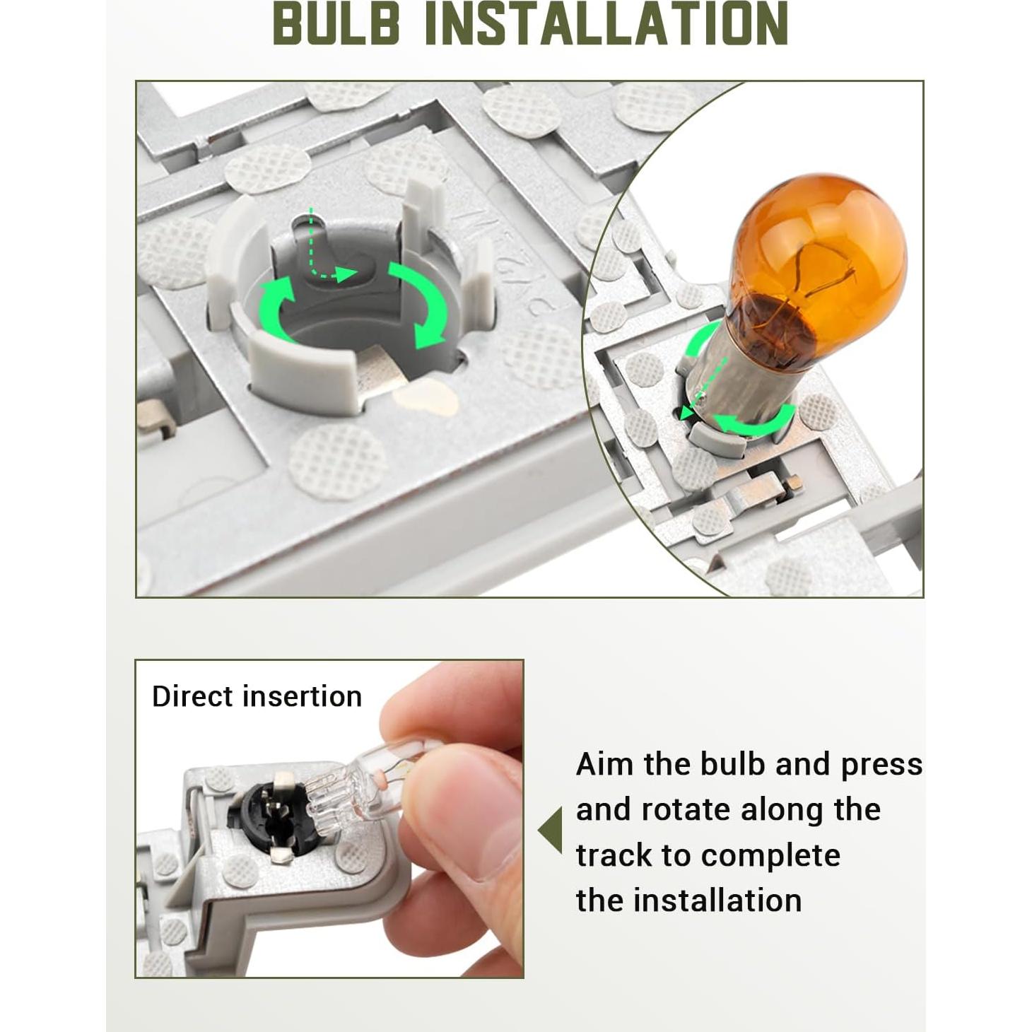 Bombillas de Luz de Freno Hulyxayfave para Mercedes Benz
