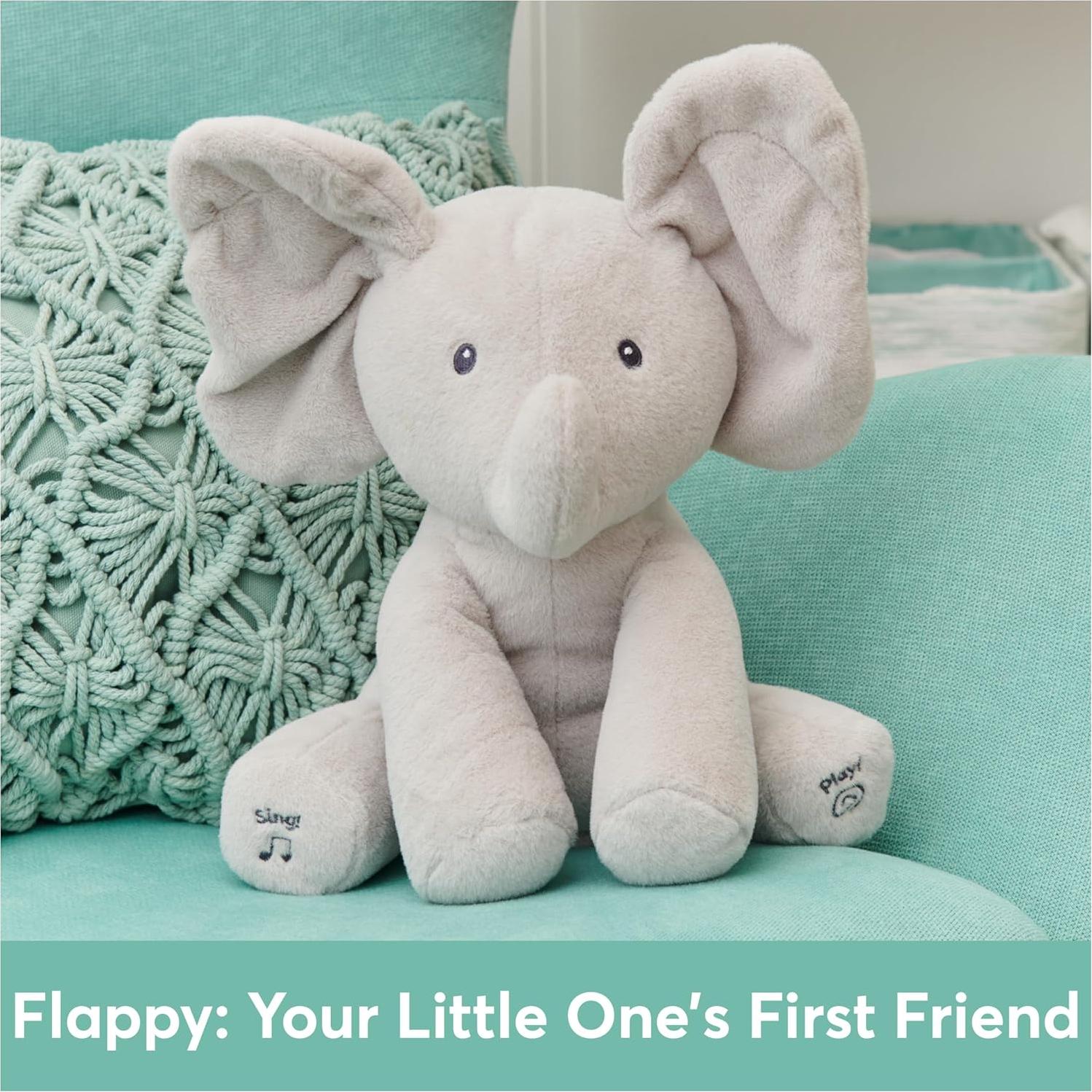 Elefante Flappy Animado Baby GUND 30 cm Juguete para Bebés