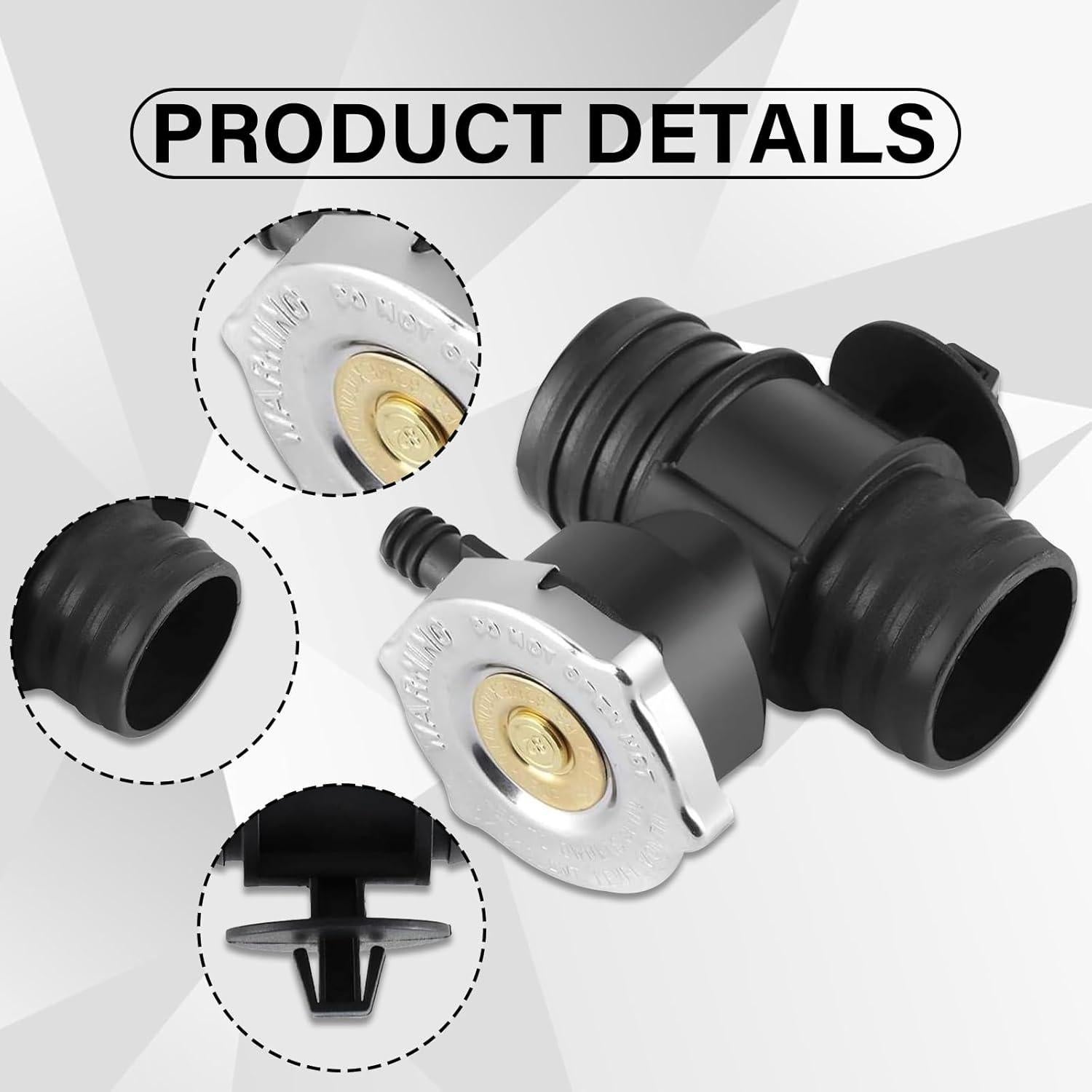 Cuello de Llenado de Refrigerante TESHITVLOG para Chrysler/Dodge/Jeep