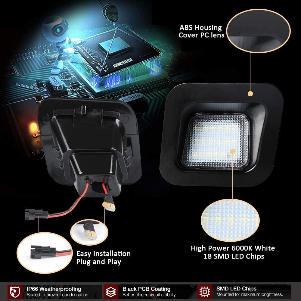 Luces LED D-Lumina para Placa de Licencia Dodge Ram 2003-2018