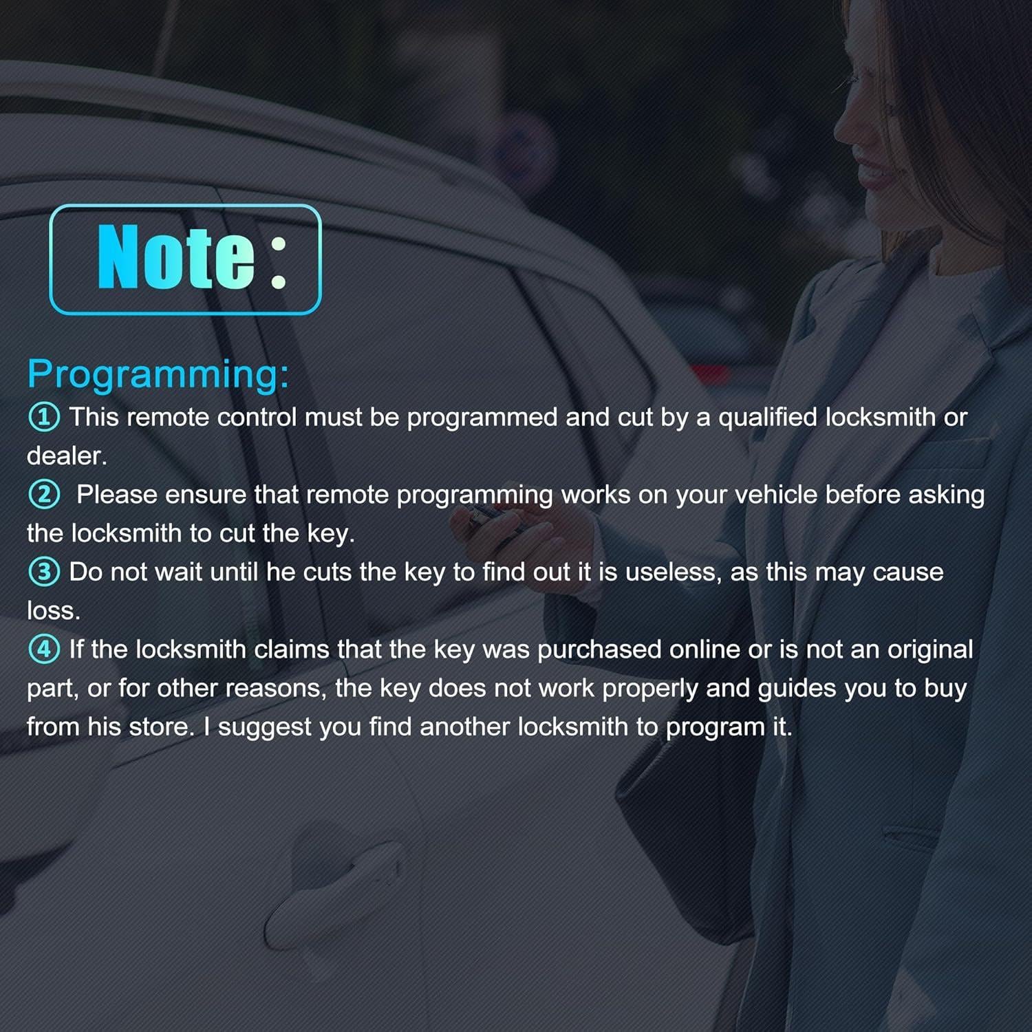 Control Remoto Sin Llave TUCKBOLD para Dodge 3 Botones