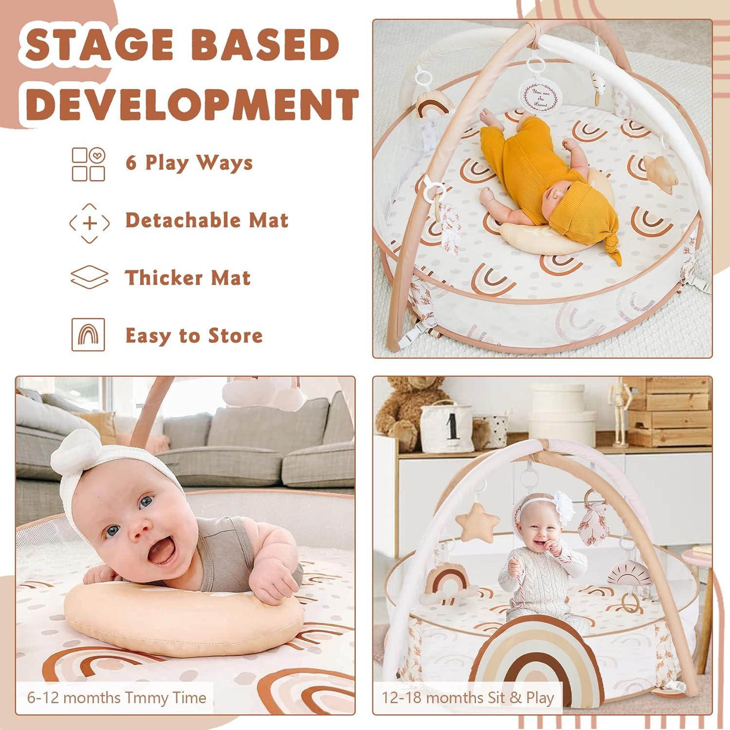 Gimnasio para Bebés Crisschirs 6 en 1 XL con Tarjetas