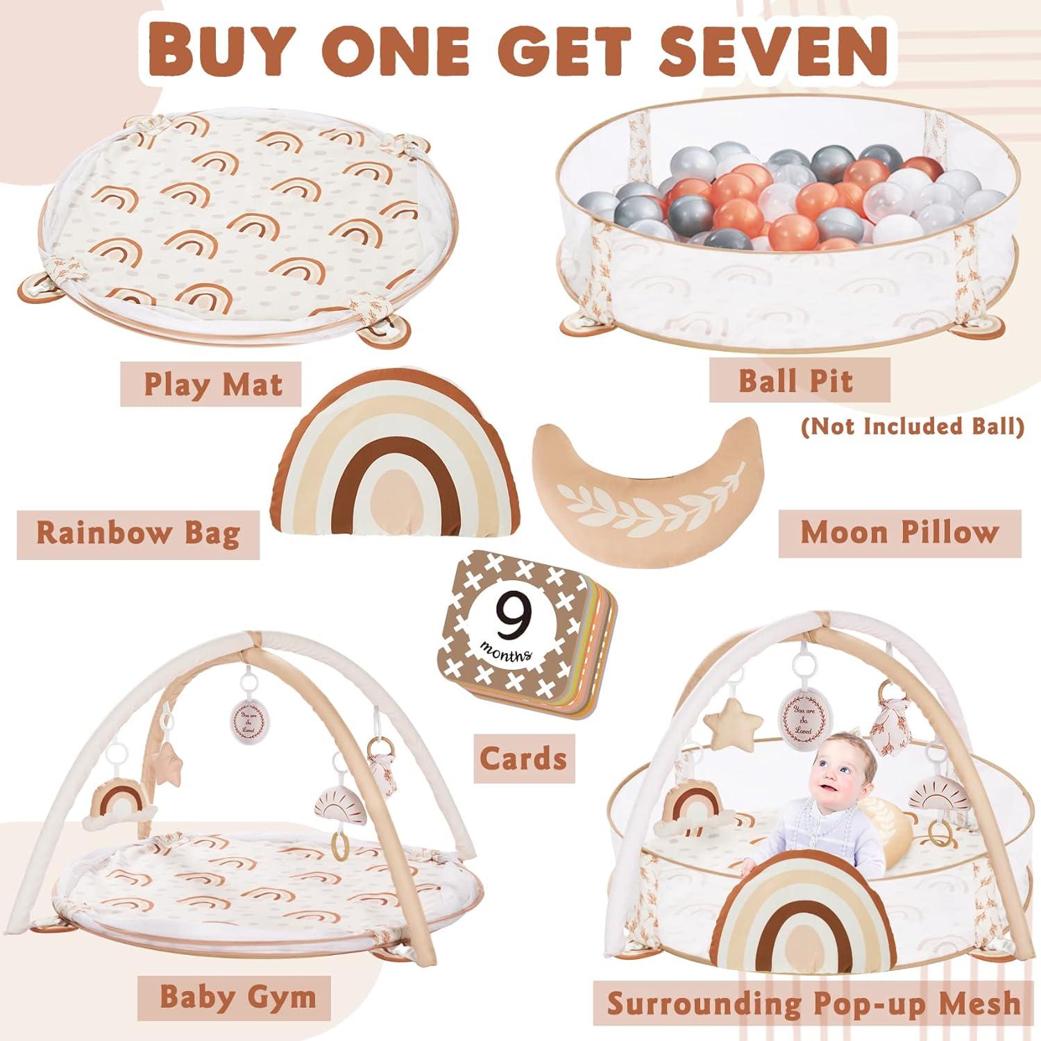 Gimnasio para Bebés Crisschirs 6 en 1 XL con Tarjetas