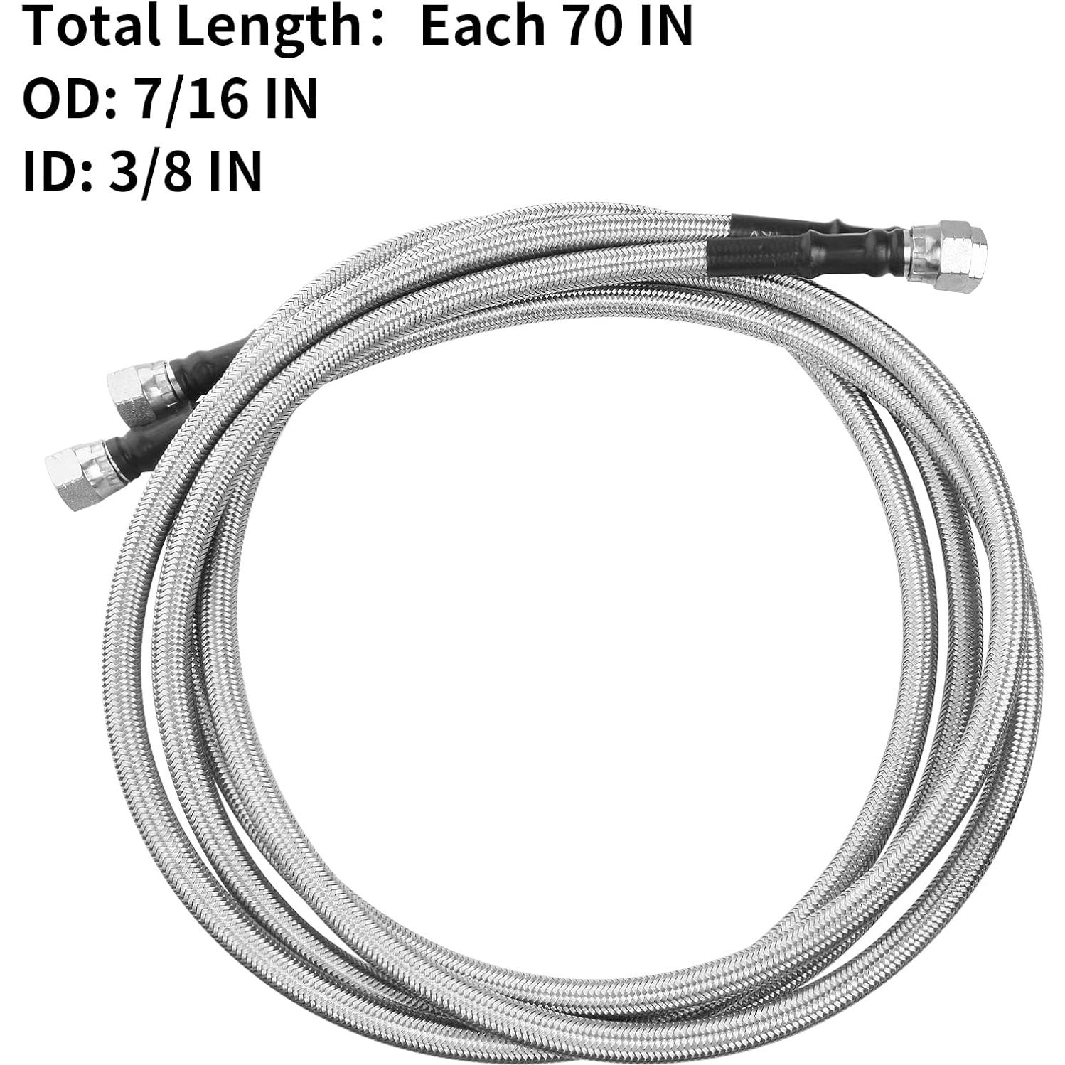 MuHize Mangueras Enfriador Transmisión 177,8 cm 6AN GM Ford