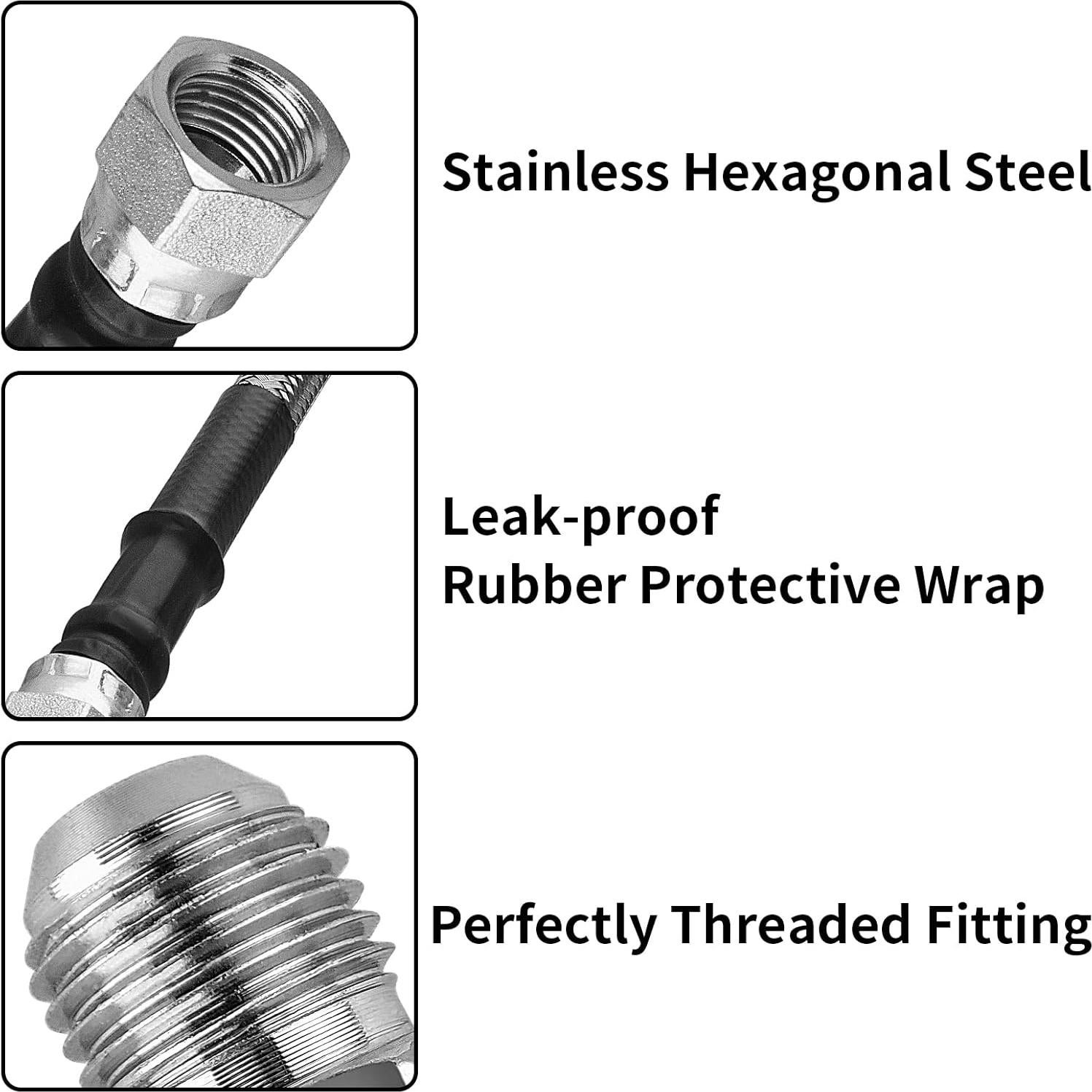 MuHize Mangueras Enfriador Transmisión 177,8 cm 6AN GM Ford