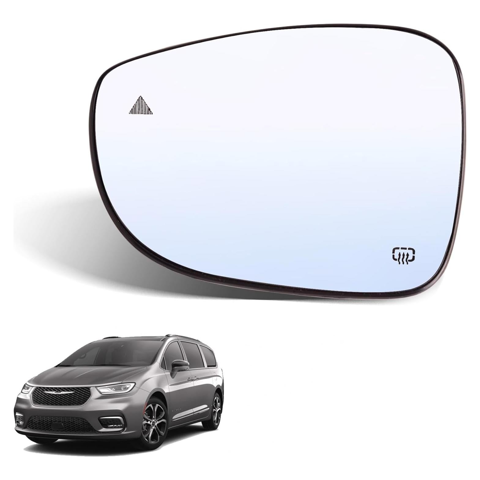 Espejo Lateral Izquierdo GrteRokky Calentado Chrysler 2017-2024