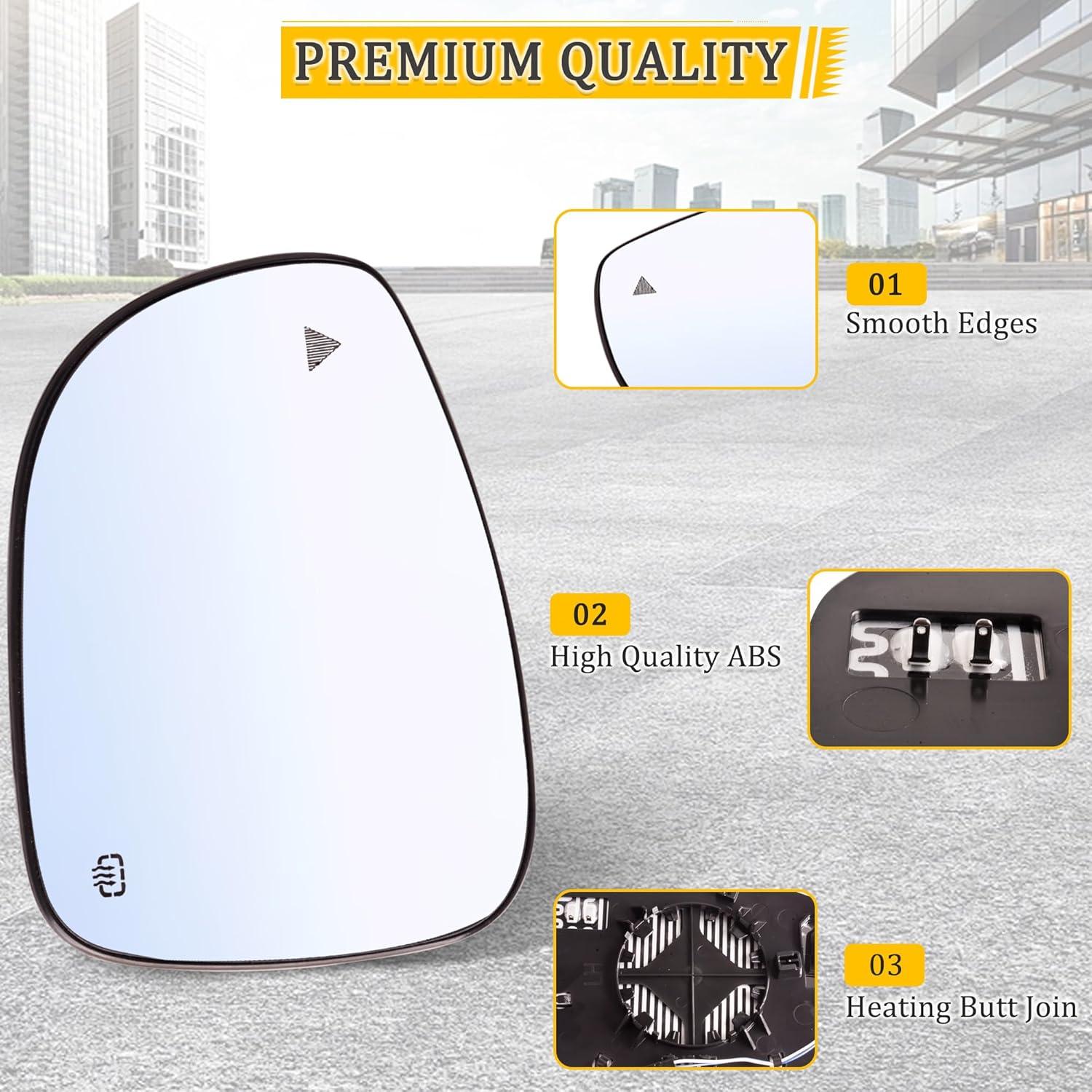 Espejo Lateral Izquierdo GrteRokky Calentado Chrysler 2017-2024