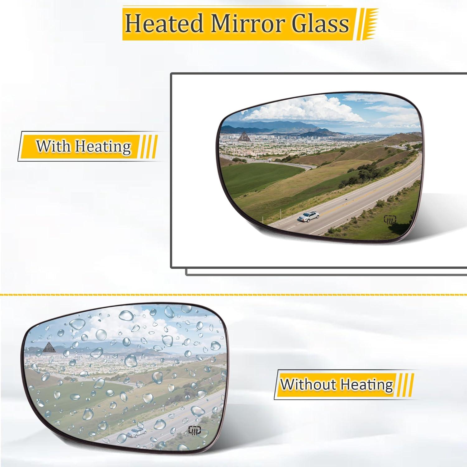 Espejo Lateral Izquierdo GrteRokky Calentado Chrysler 2017-2024