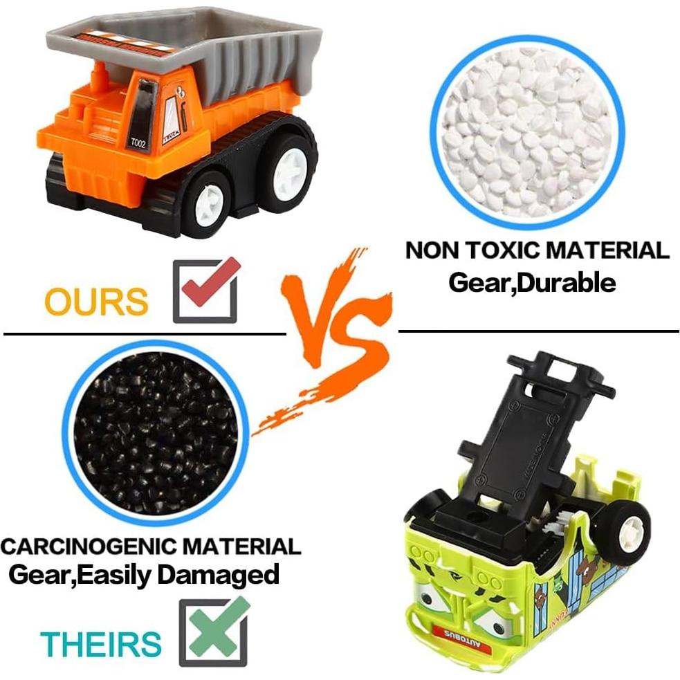 Kit de Juguetes de Coche Retroceso 20 Piezas Funcorn Toys