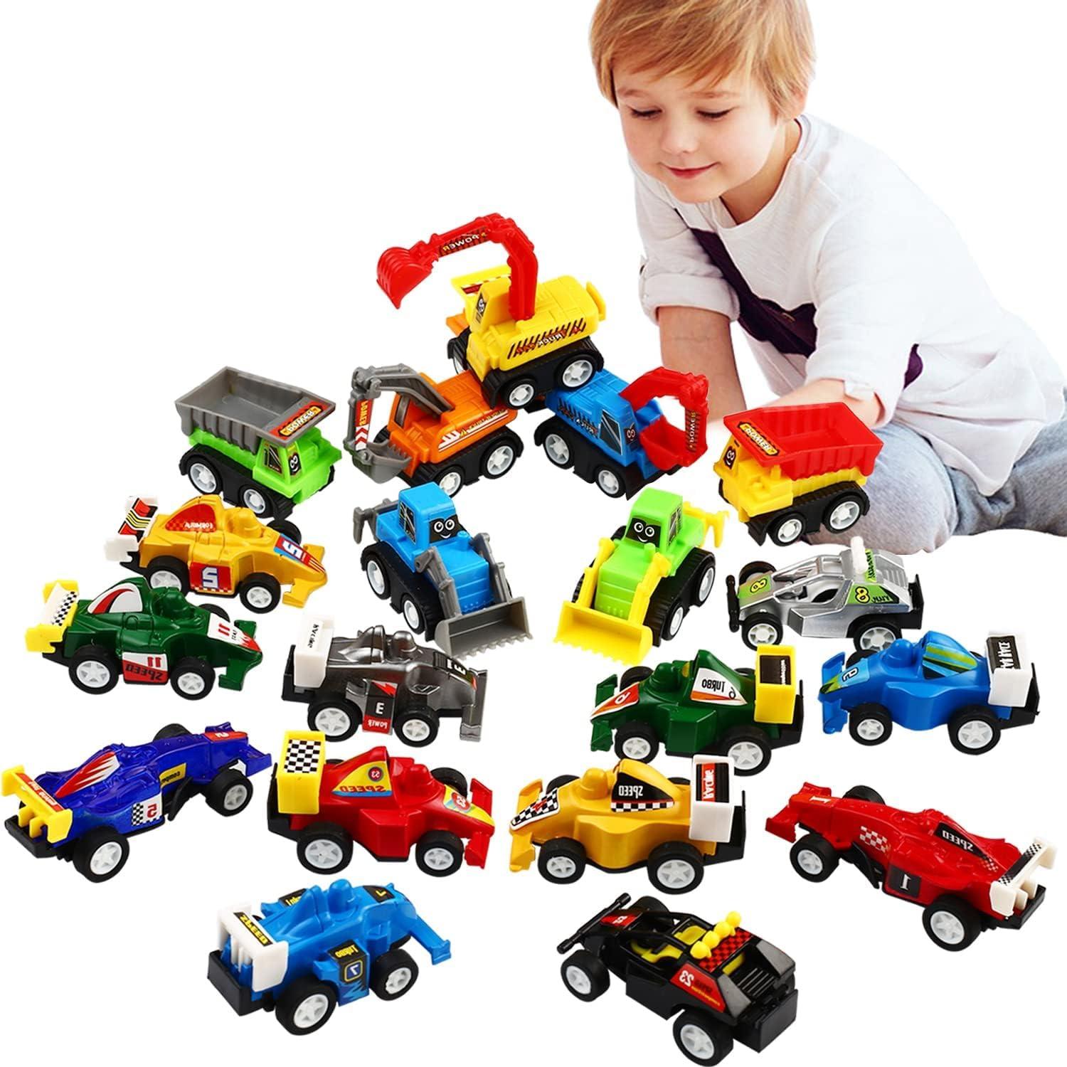 Kit de Juguetes de Coche Retroceso 20 Piezas Funcorn Toys