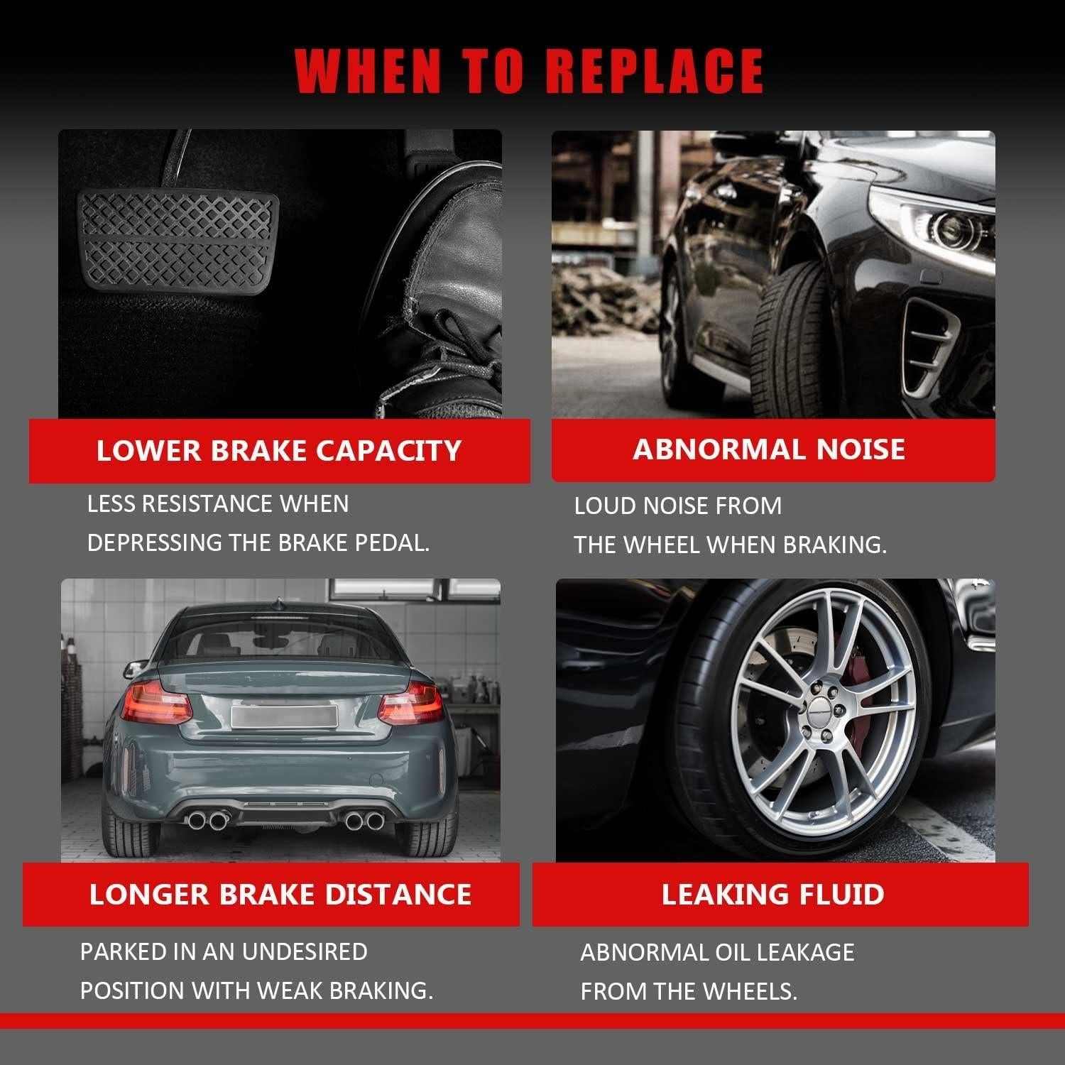 Calipers de Freno Delantero GAIASURGE para Toyota Yaris 2007-2018