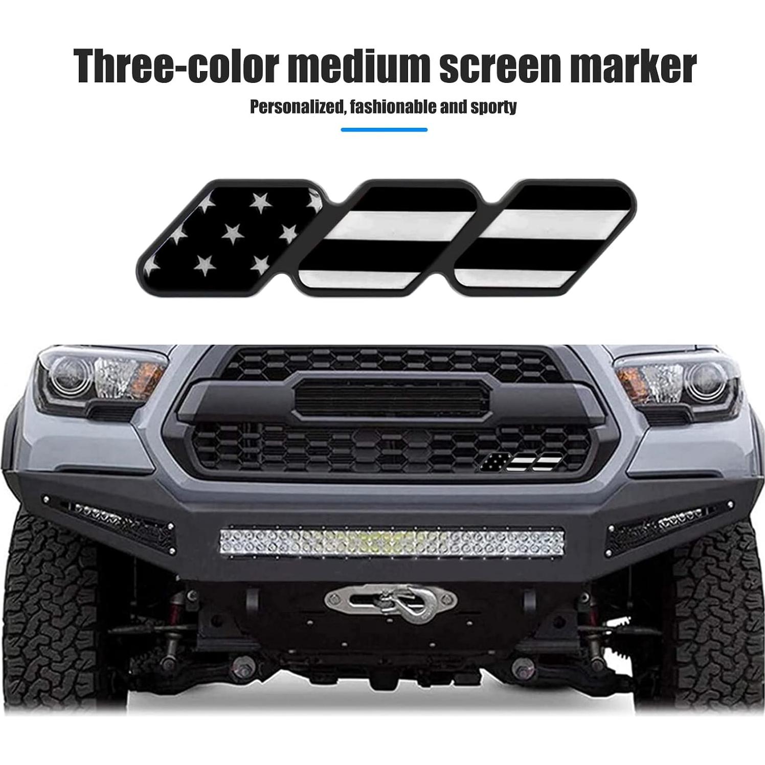 Insignia de Rejilla Tri-Color Jawmoy para Toyota 4Runner Tacoma Tundra