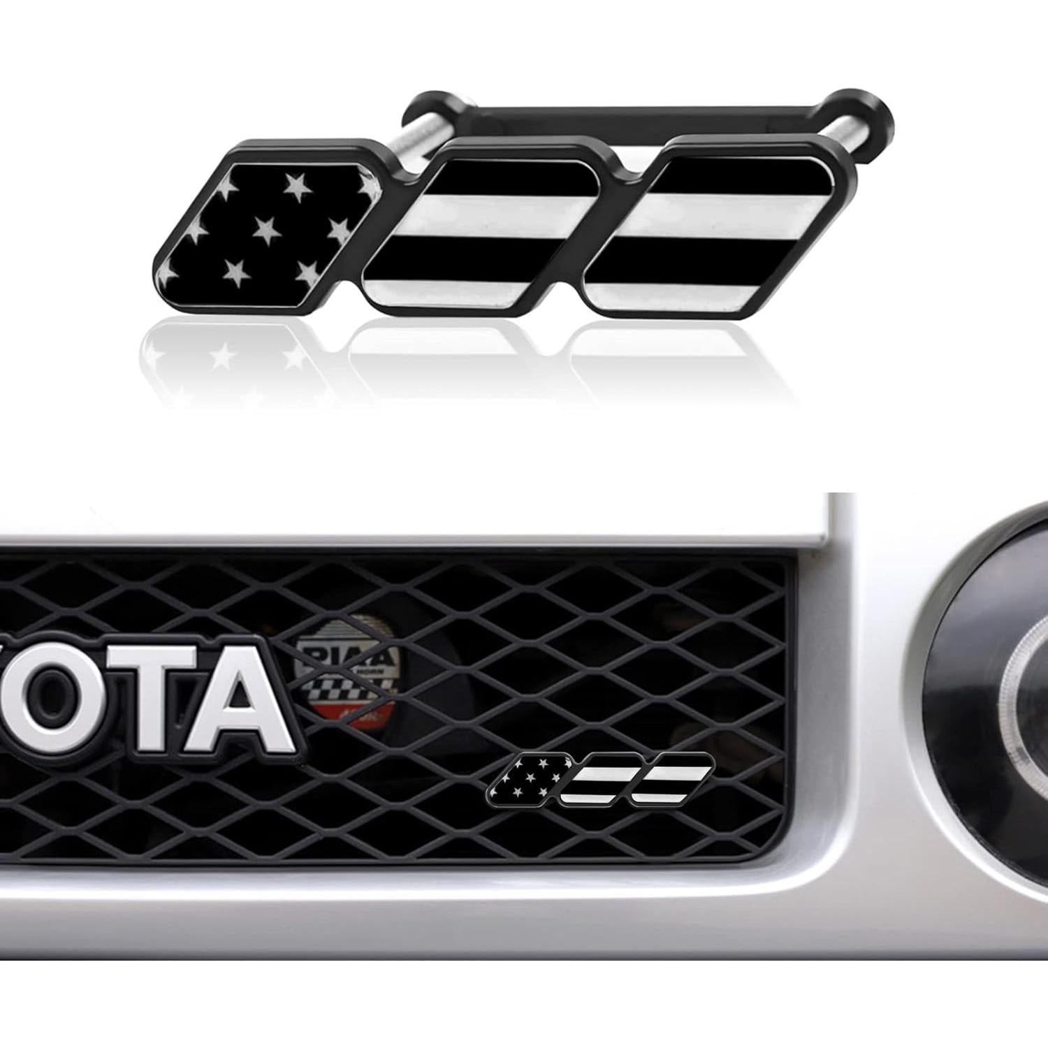 Insignia de Rejilla Tri-Color Jawmoy para Toyota 4Runner Tacoma Tundra