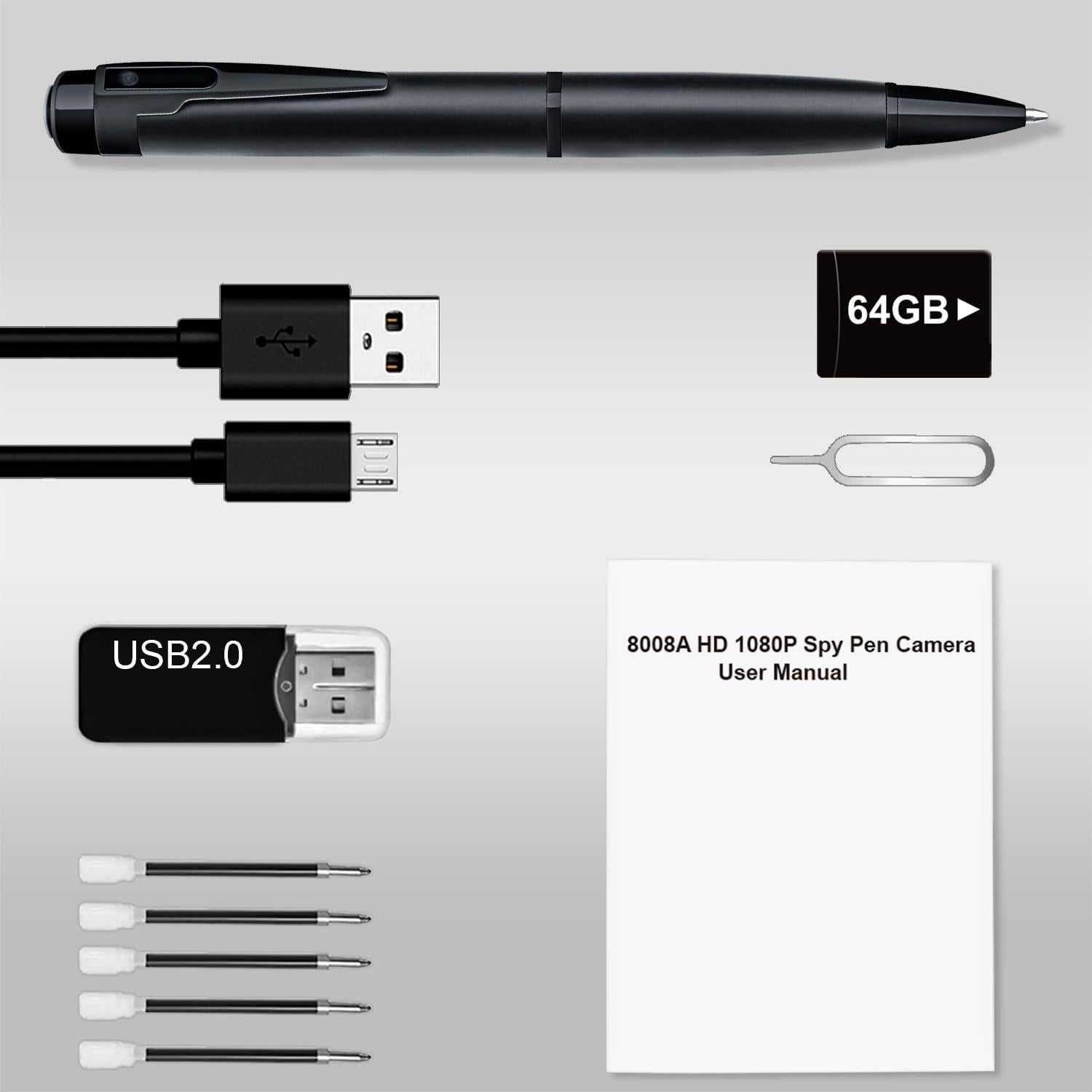 Cámara de Seguridad XISRU 1080P con 64GB y Detección de Movimiento