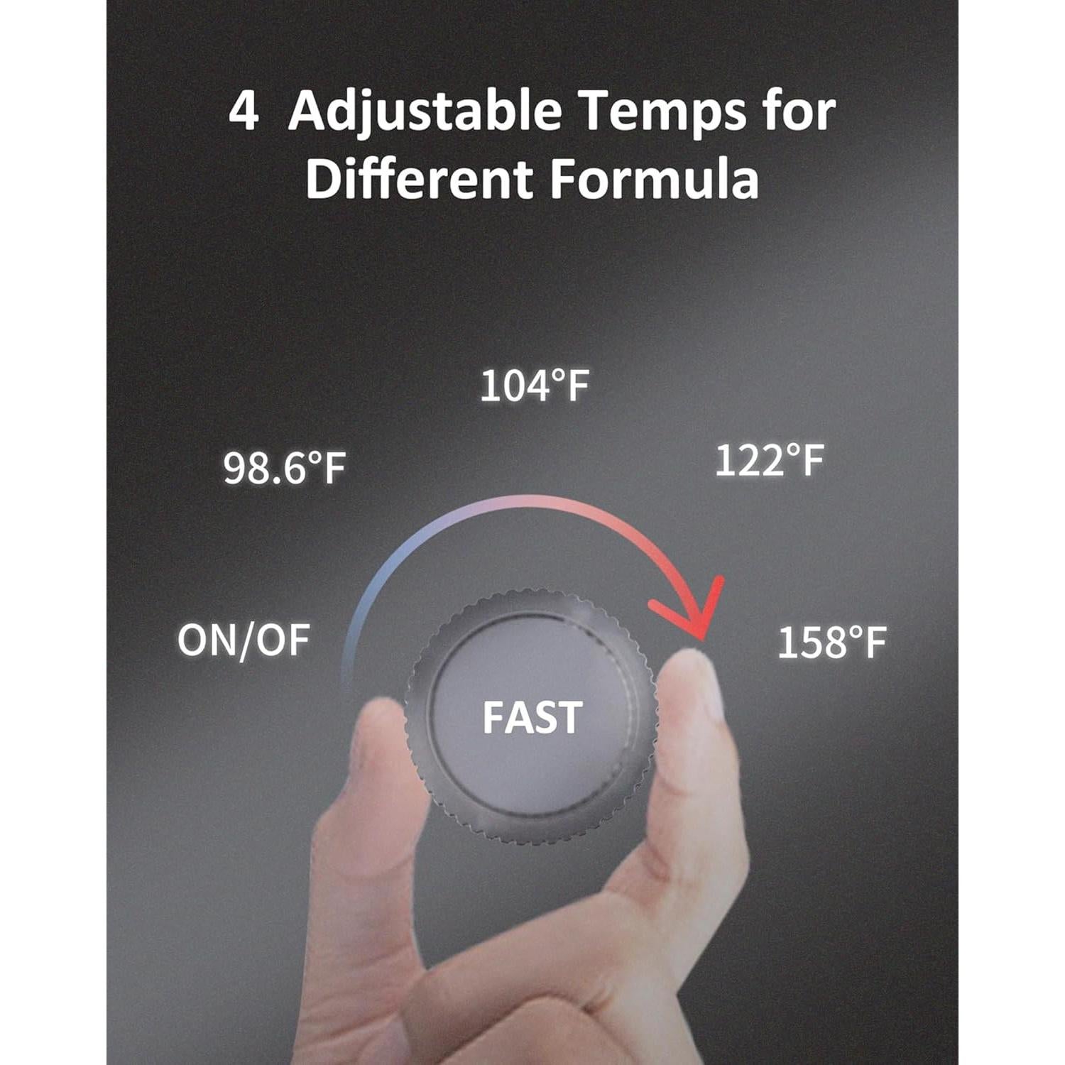 Calentador de Agua para Bebés HEYVALUE K301 4 Temperaturas