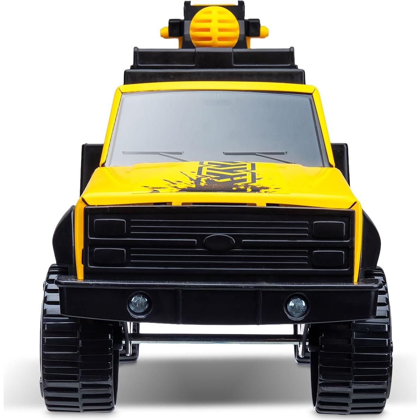 Camión de Remolque Tonka Steel Classics - Amarillo, 34.29 cm