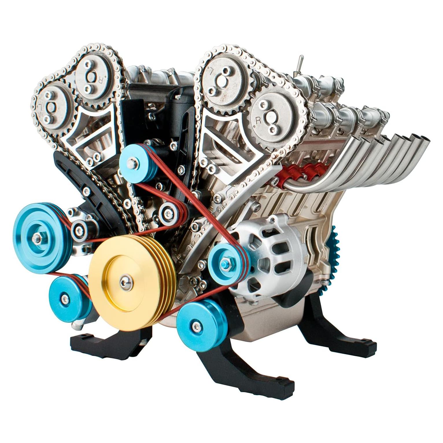 Kit de ensamblaje motor V8 DjuiinoStar 350 piezas 2.27 kg