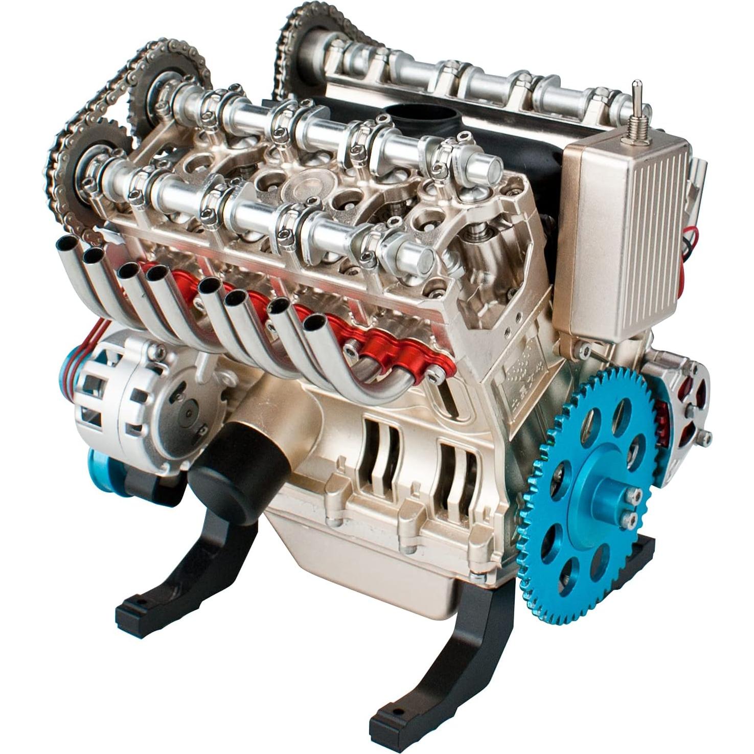 Kit de ensamblaje motor V8 DjuiinoStar 350 piezas 2.27 kg