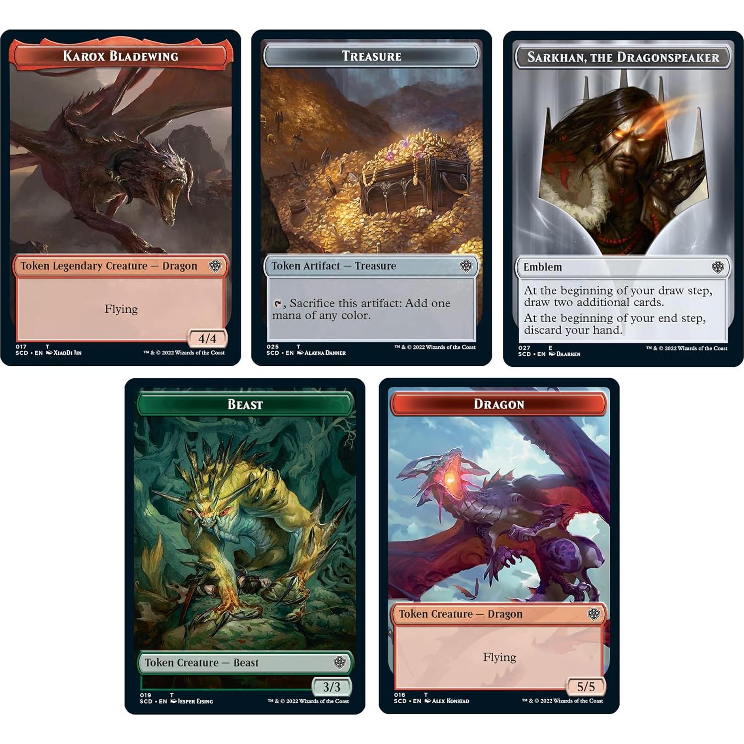 Mazo de Comandante Inicial Magic: The Gathering - Destrucción Dracónica Rojo-Verde 100 cartas