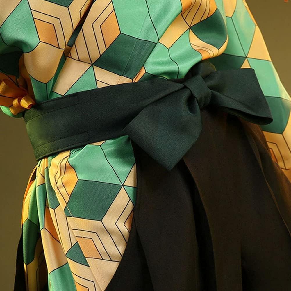 Disfraz de Cosplay Tkieio Kochou Kimono Adulto Unisex Verde
