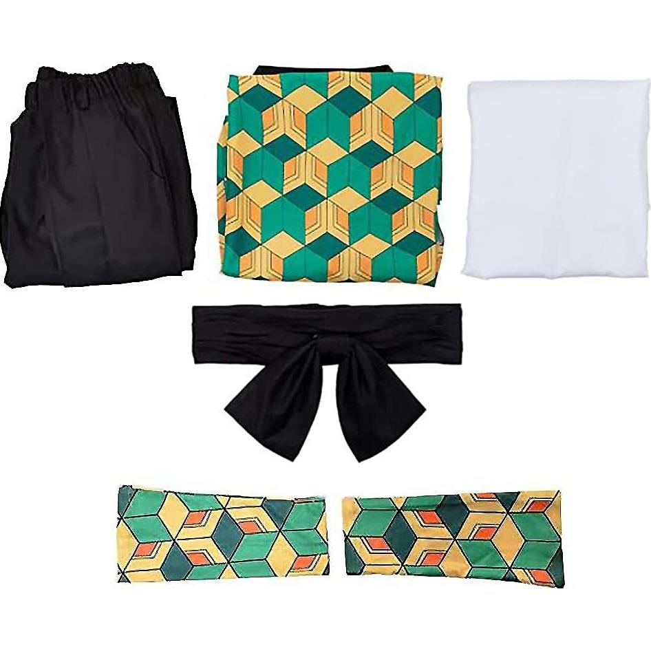 Disfraz de Cosplay Tkieio Kochou Kimono Adulto Unisex Verde