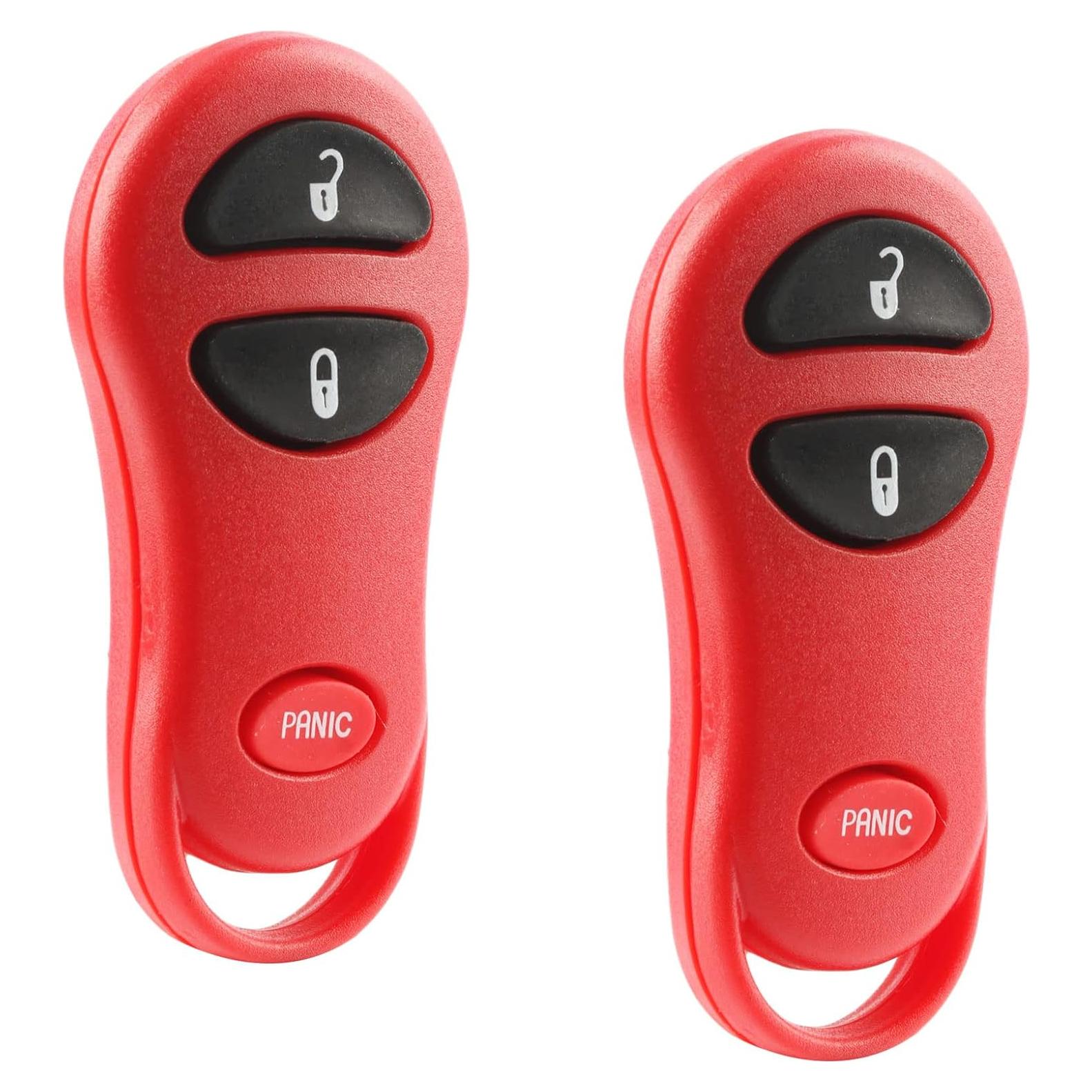Control Remoto USARemote Rojo 3 Botones para Chrysler Dodge