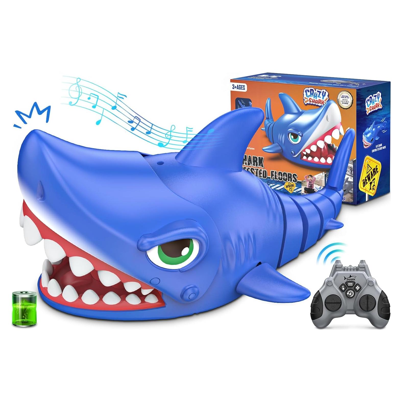 Juguete de Tiburón Control Remoto KIDDITOY 2024 - Acciones Realistas