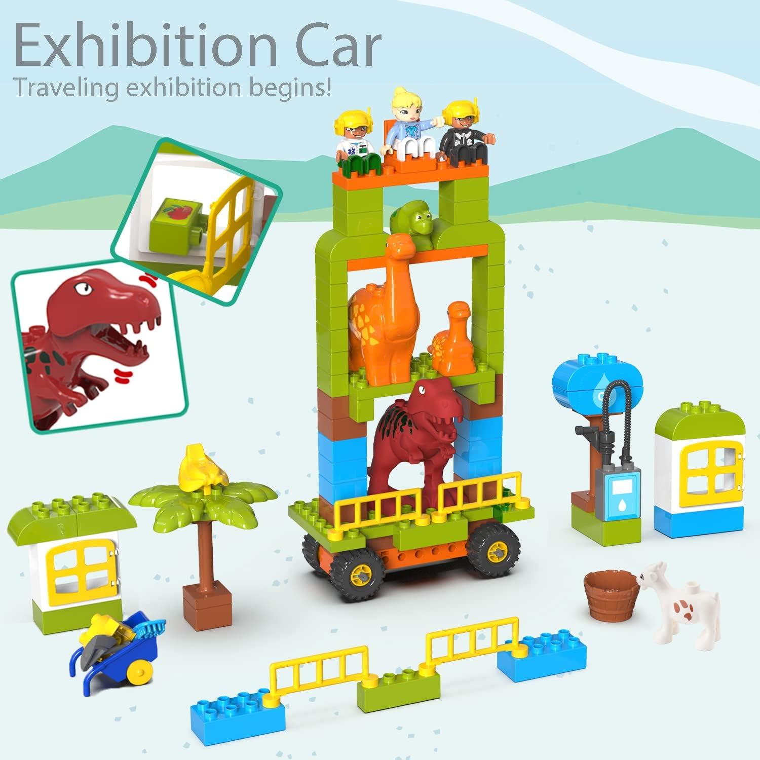 Bloques de Construcción Dinosaurios Anpcso 107 Piezas Juguete Educativo