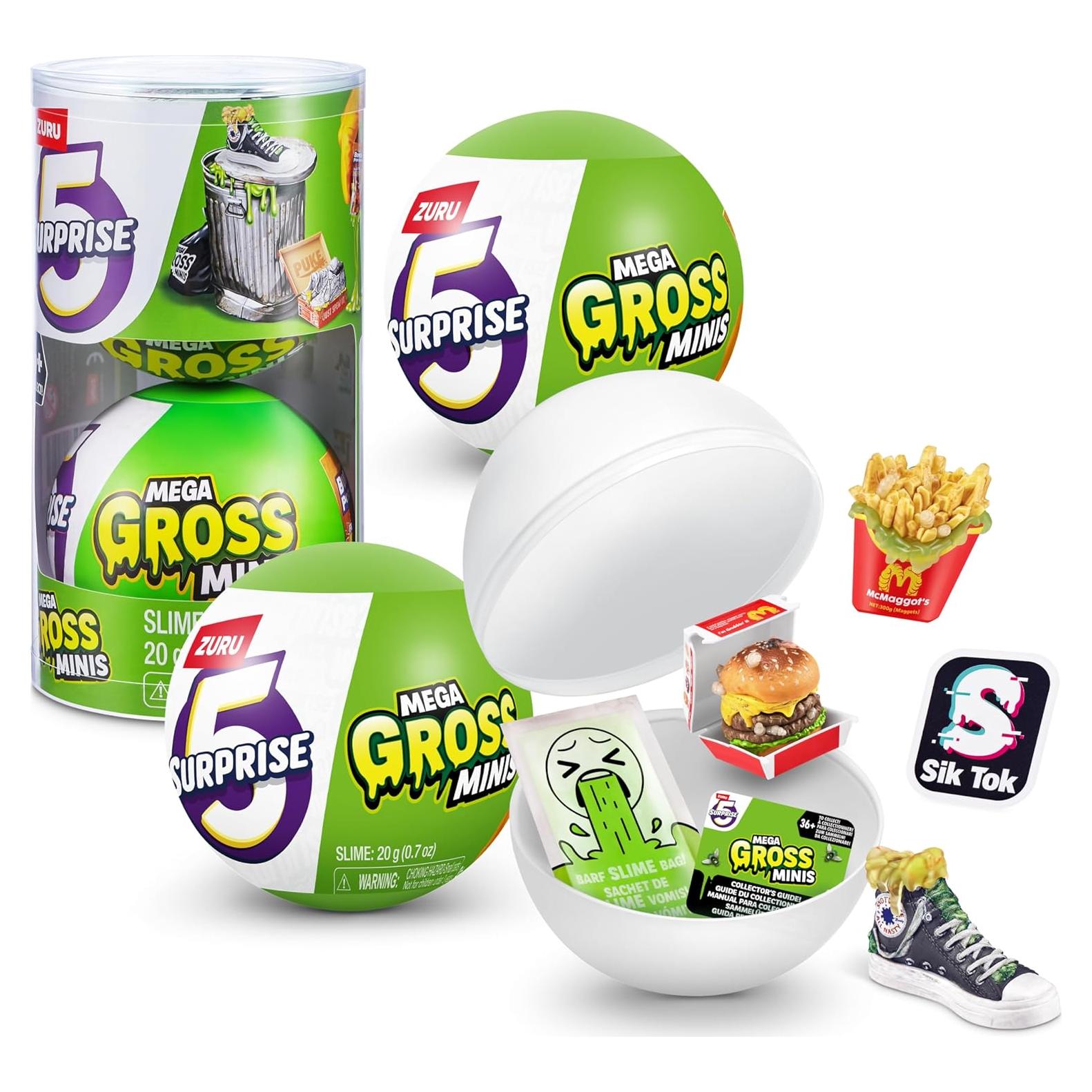 Mega Minis Groseros ZURU - 5 Sorpresas de Colección 3+