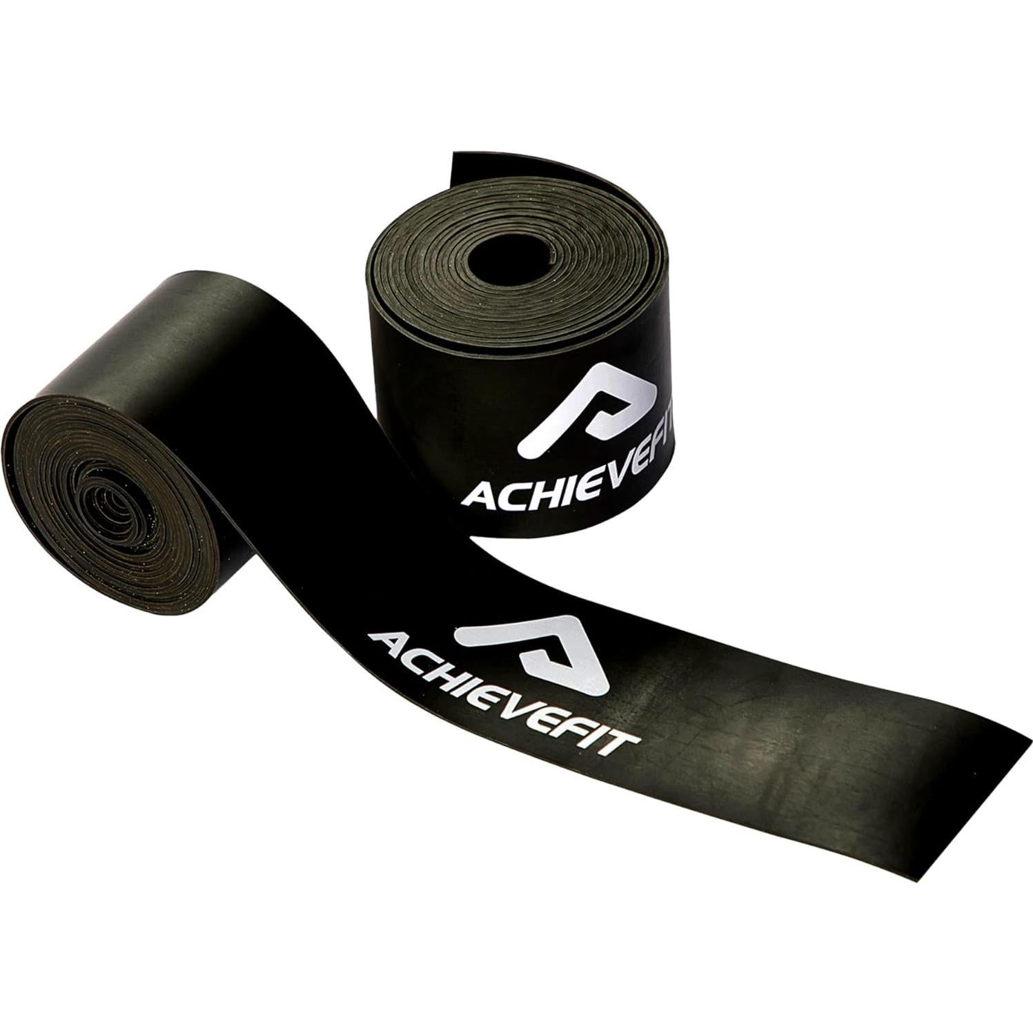 Banda de Compresión Muscular Achieve Fit - 1x Rojo y 1x Negro