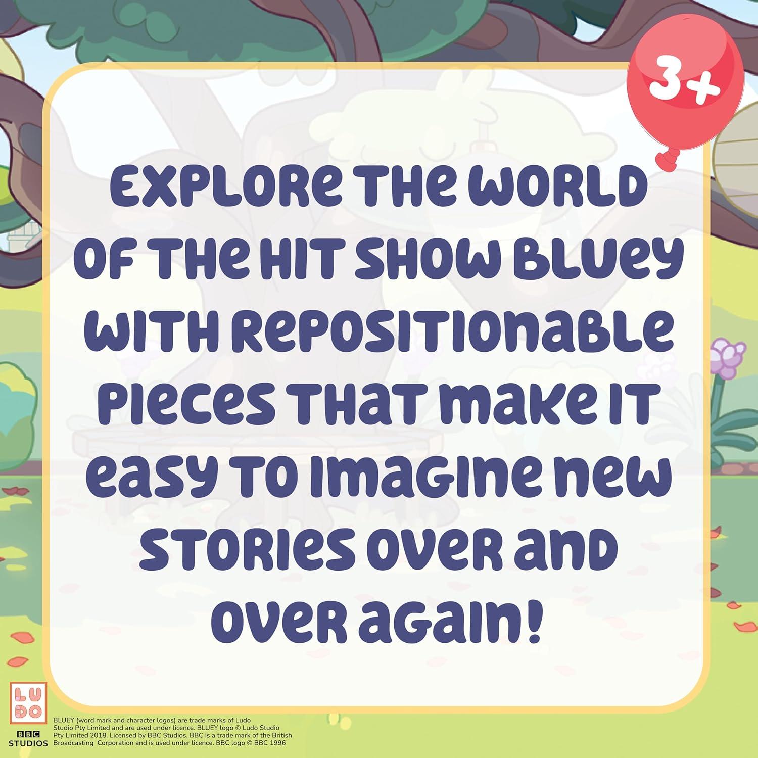 Set Colorforms Bluey - Piezas Reposicionables para Juego Imaginativo