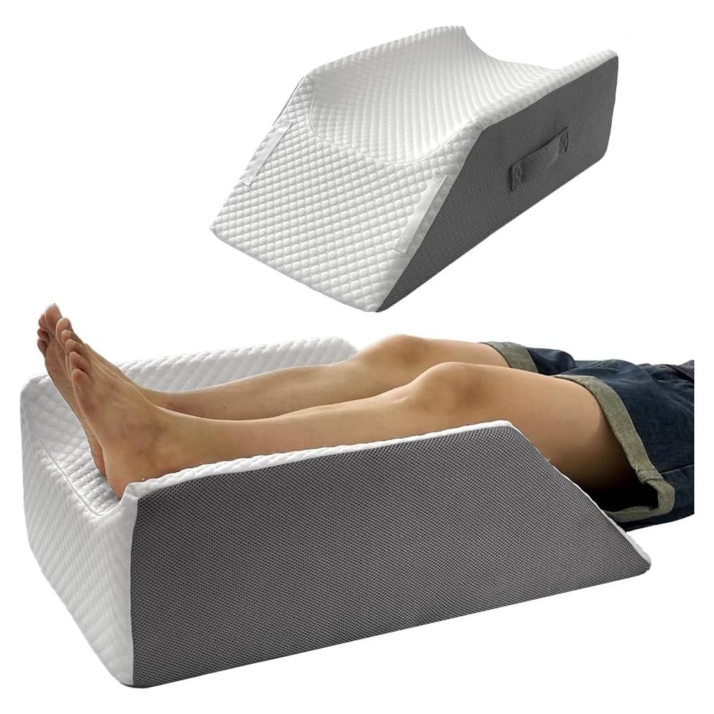 Almohada Elevadora de Piernas BlissfulNest Cuña Espuma Memoria