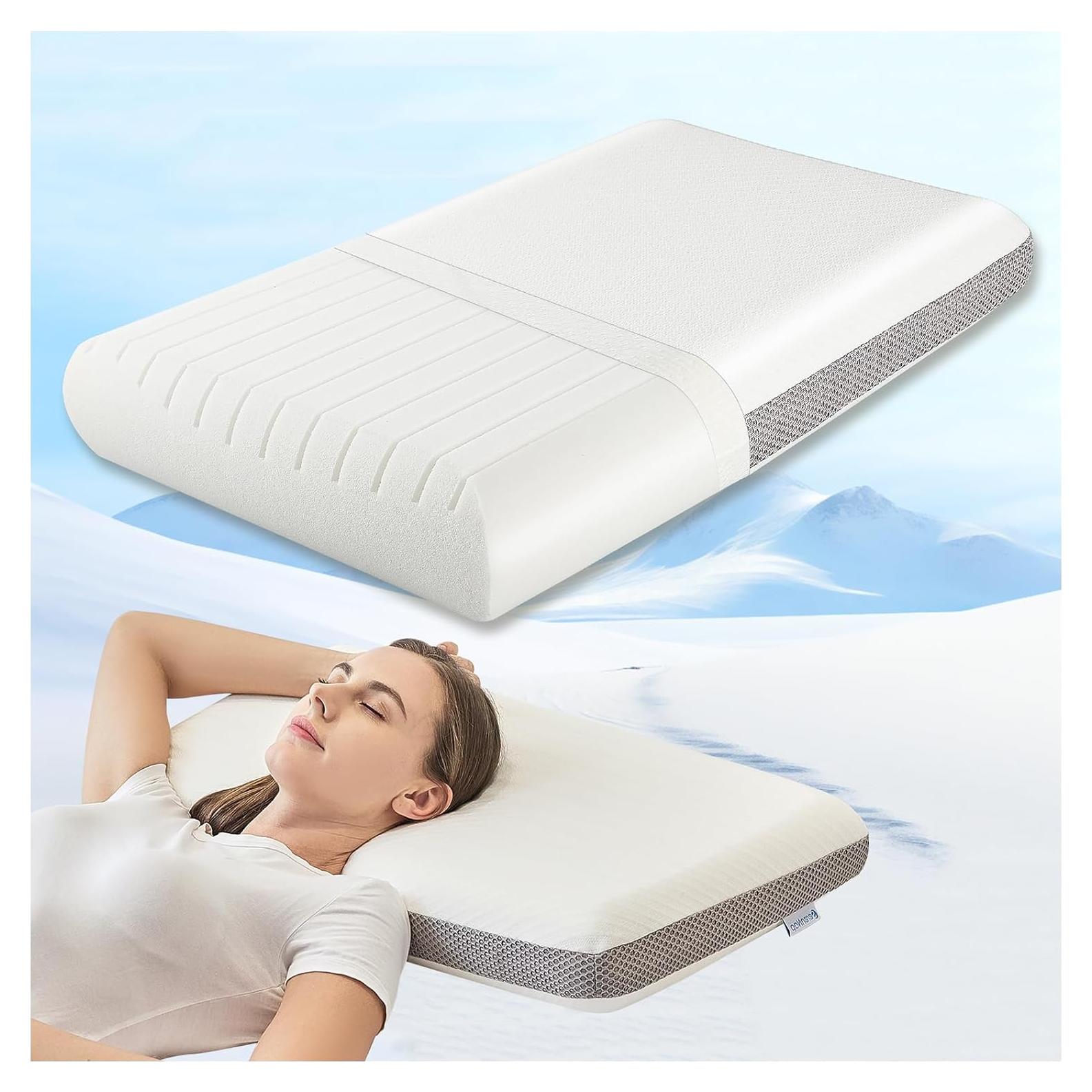 Almohada Cervical Ergonomica SerenNap 70x42 cm Doble Cara