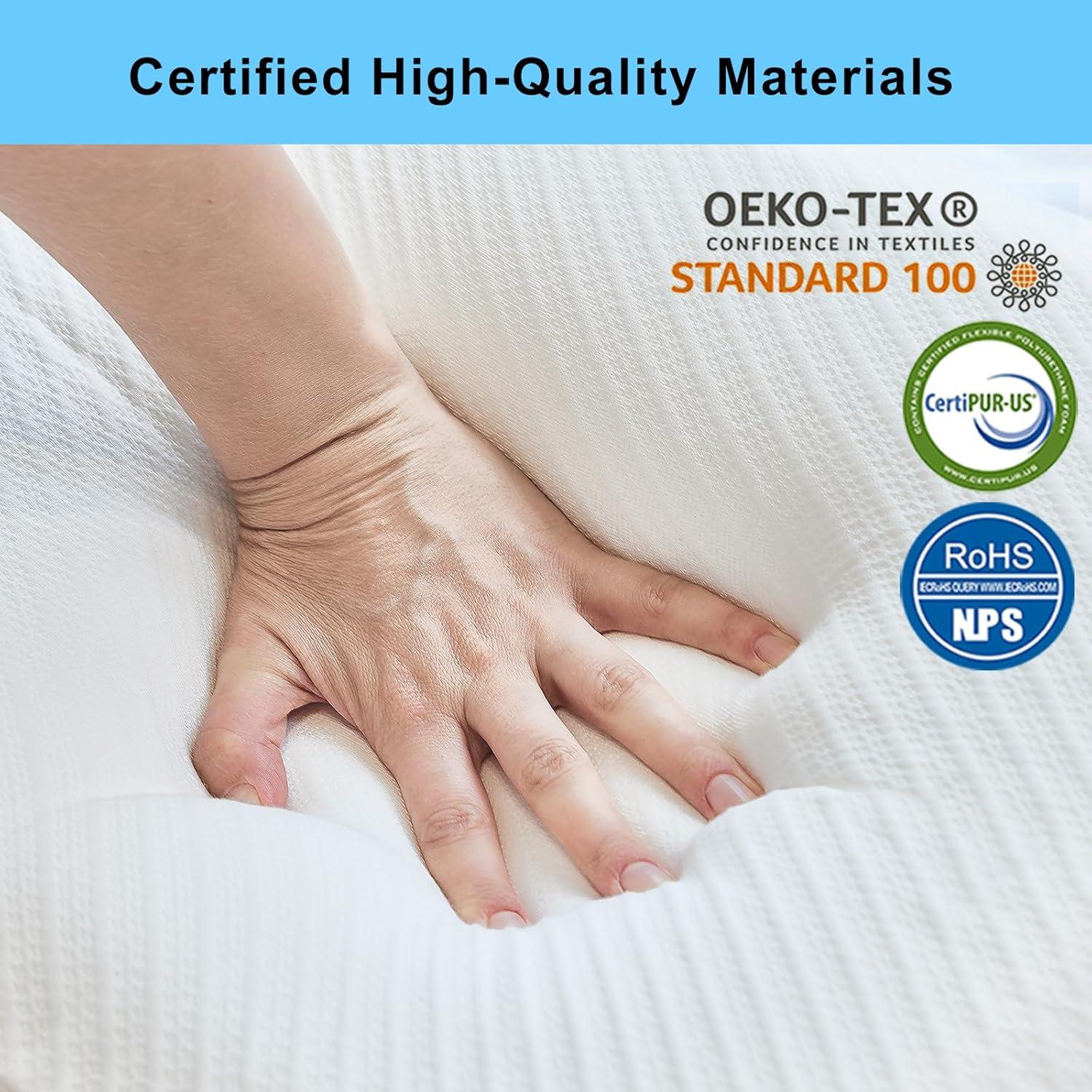 Almohada Cervical Ergonomica SerenNap 70x42 cm Doble Cara