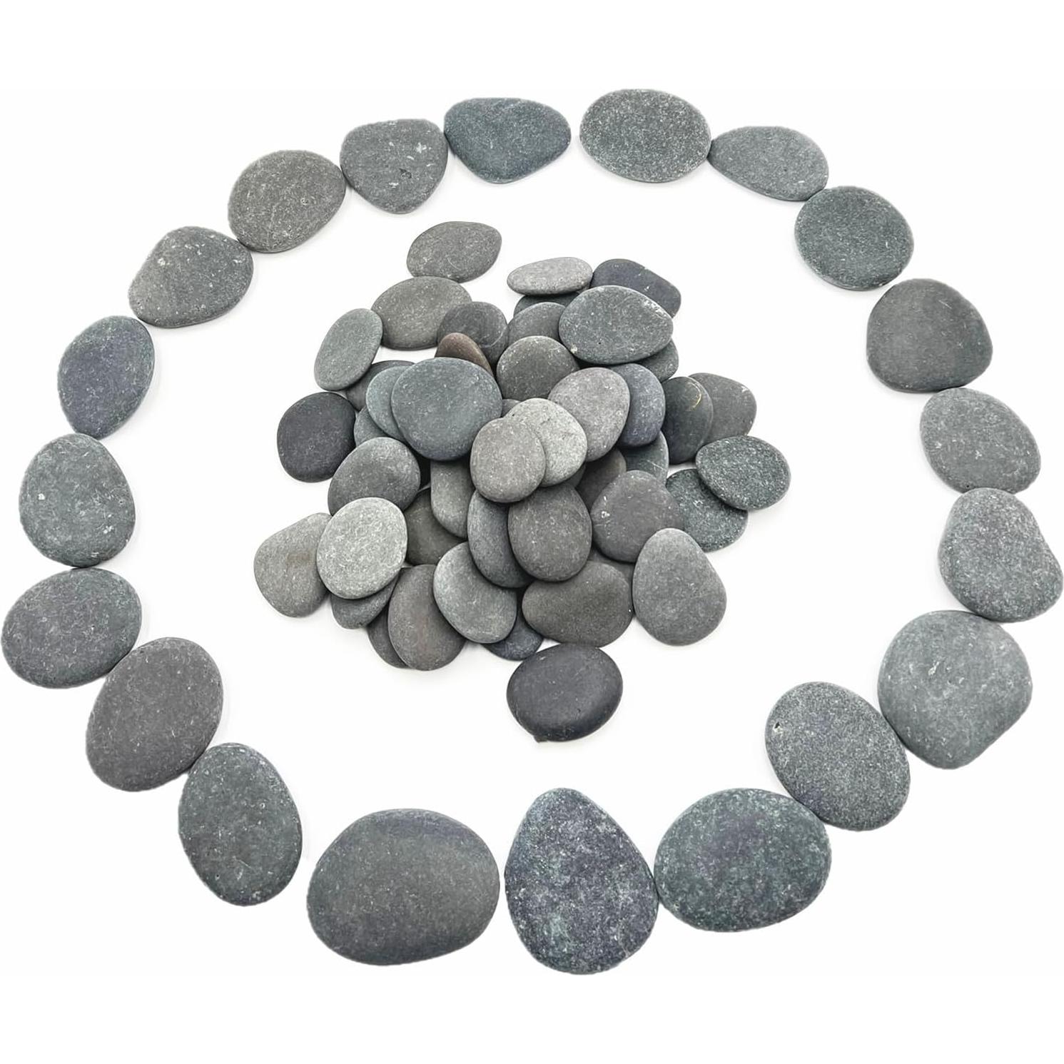 50PCS Rocas Naturales para Pintar Lifetop - Medianas y Pequeñas