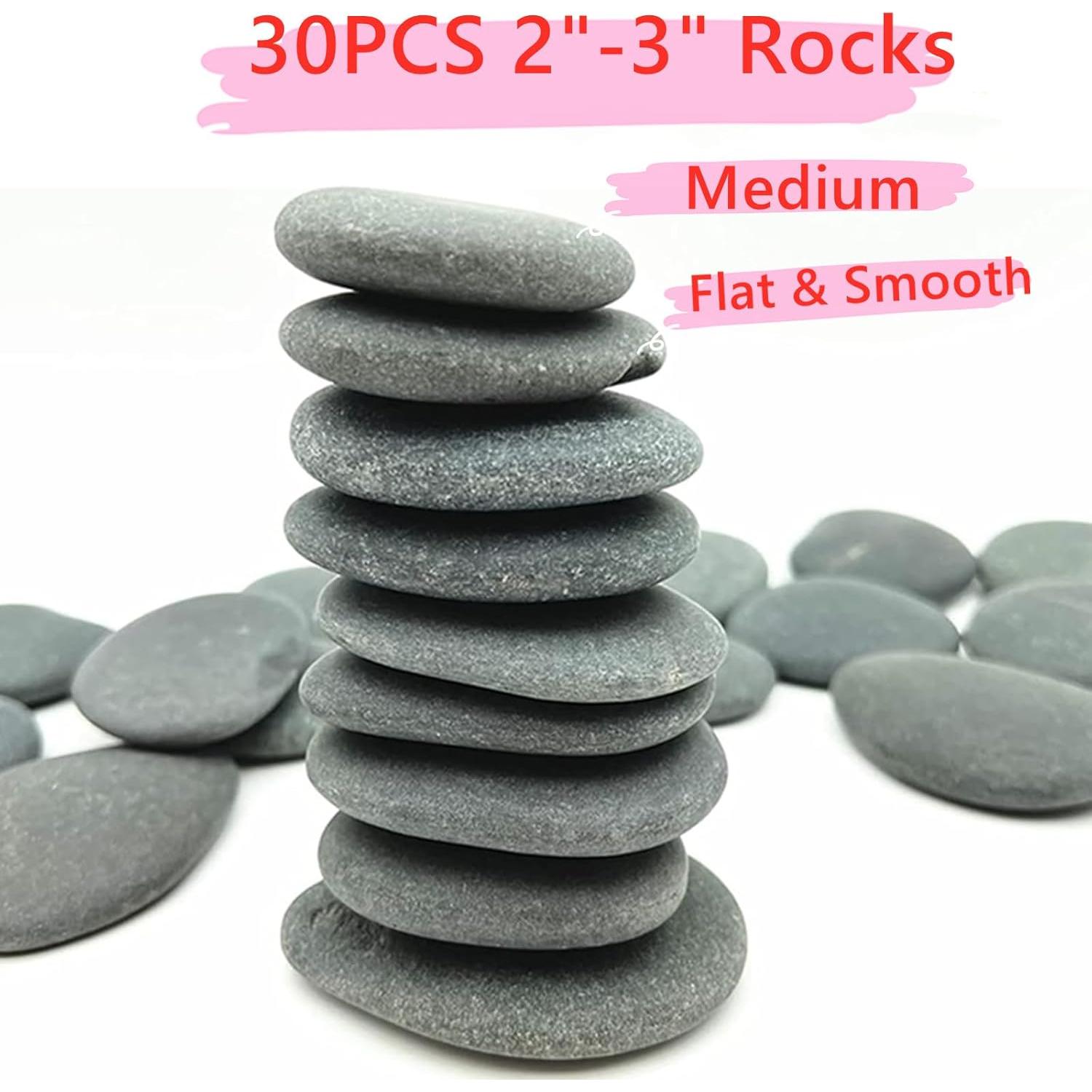 50PCS Rocas Naturales para Pintar Lifetop - Medianas y Pequeñas