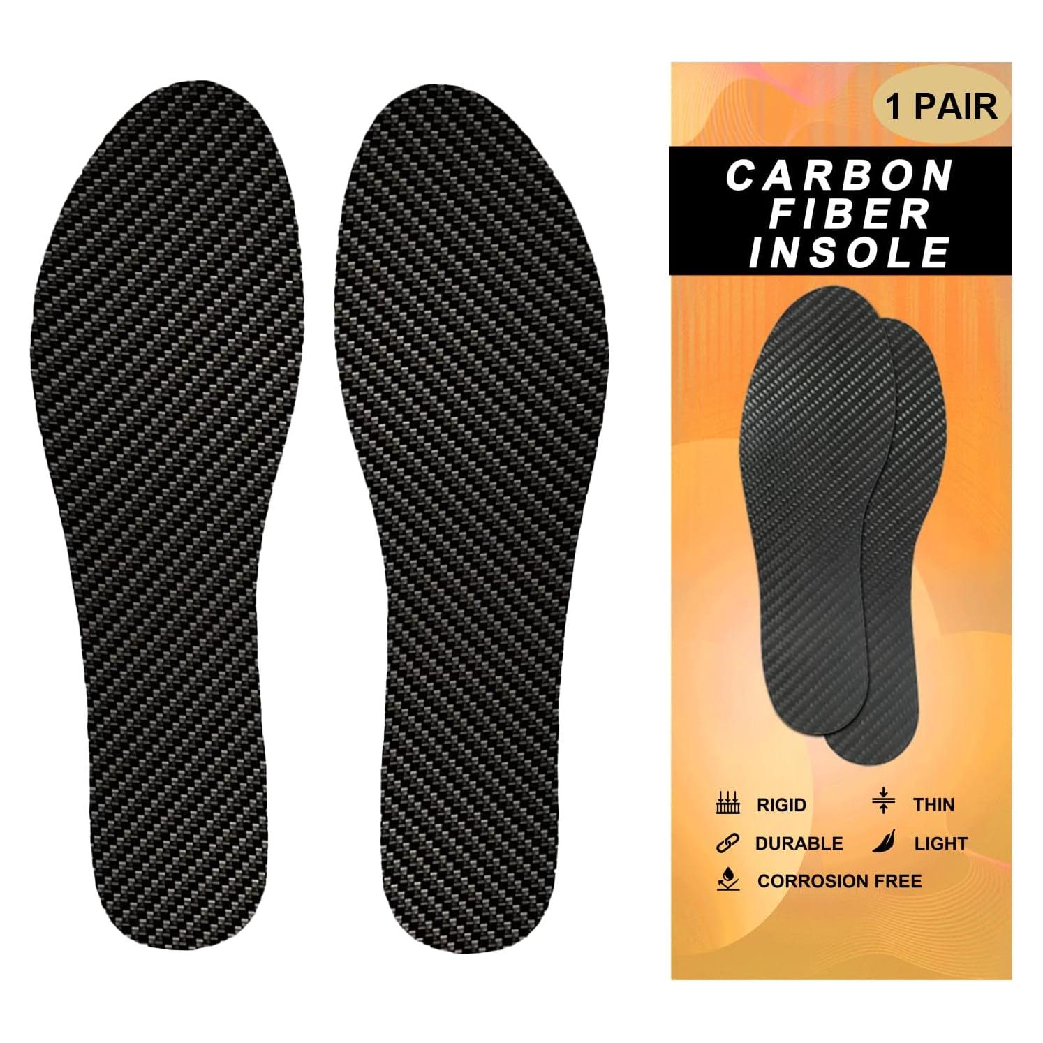 Plantillas de fibra de carbono QRFDTSOQY para alivio de pies