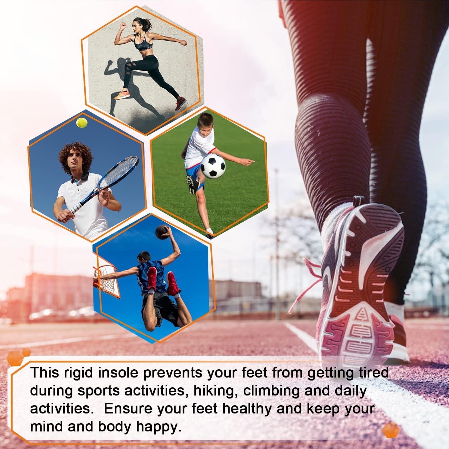 Plantillas de fibra de carbono QRFDTSOQY para alivio de pies