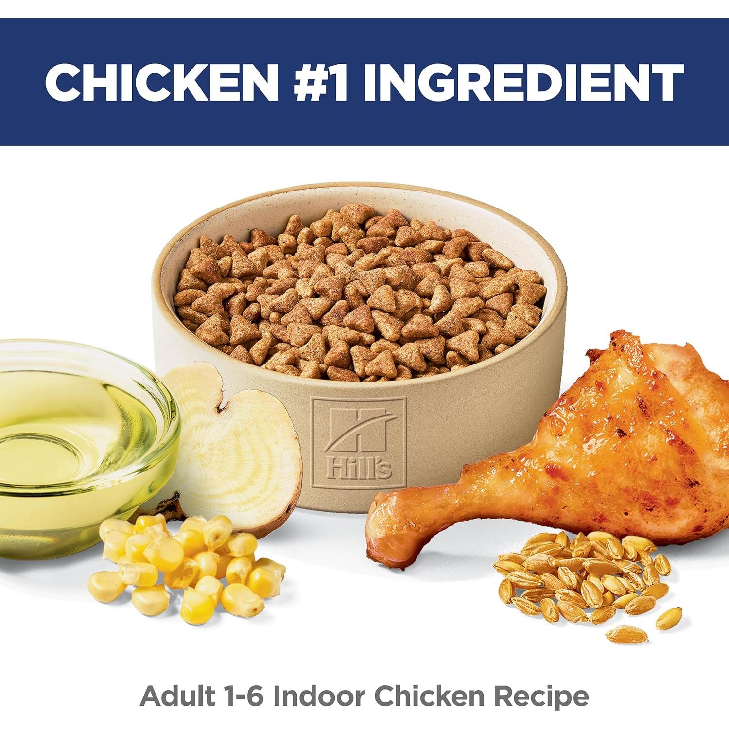 Comida Seca para Gatos Adultos Hill's Science Diet Pollo 1.59 kg