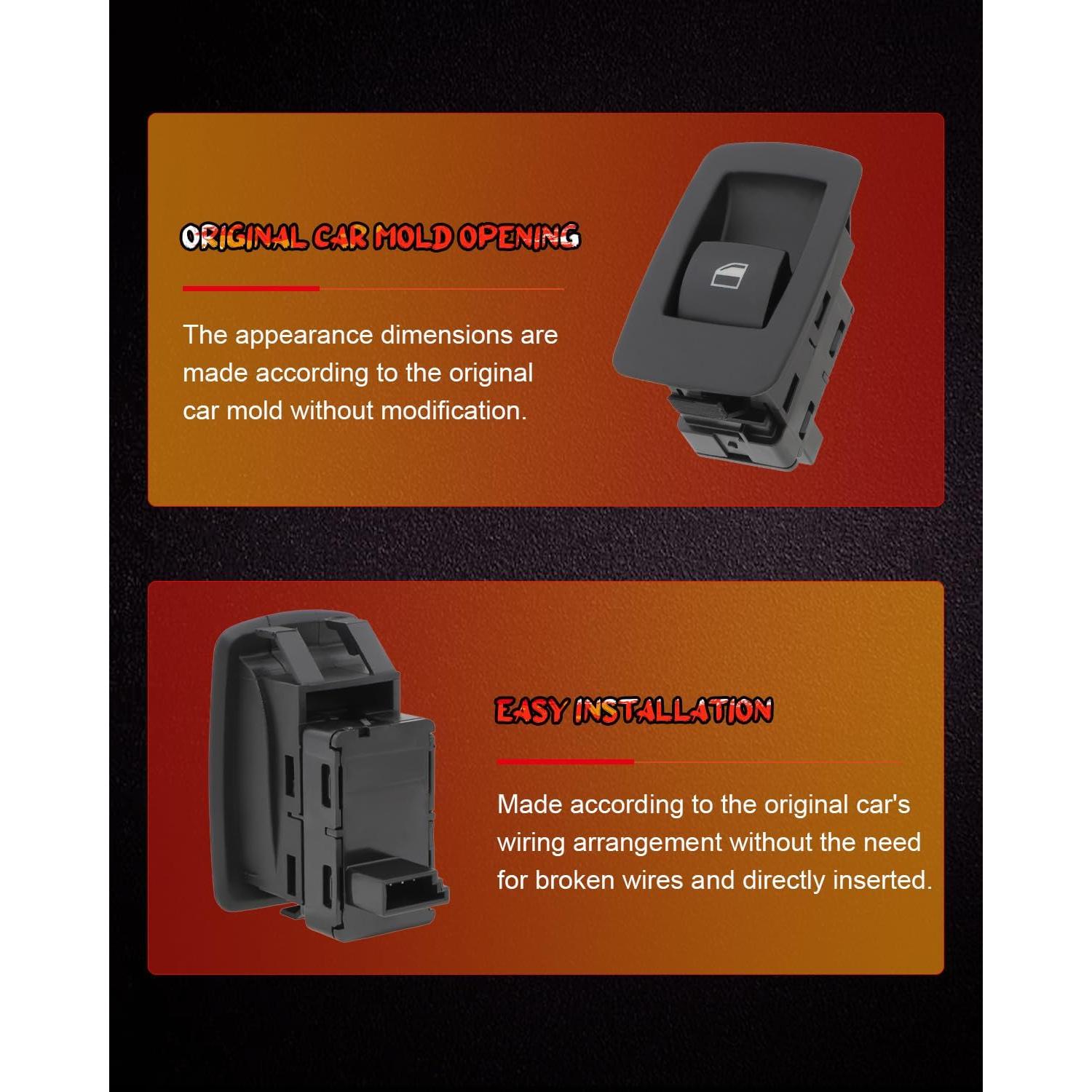 Interruptor de Ventana Eléctrica cciyu OE 61319113773 BMW