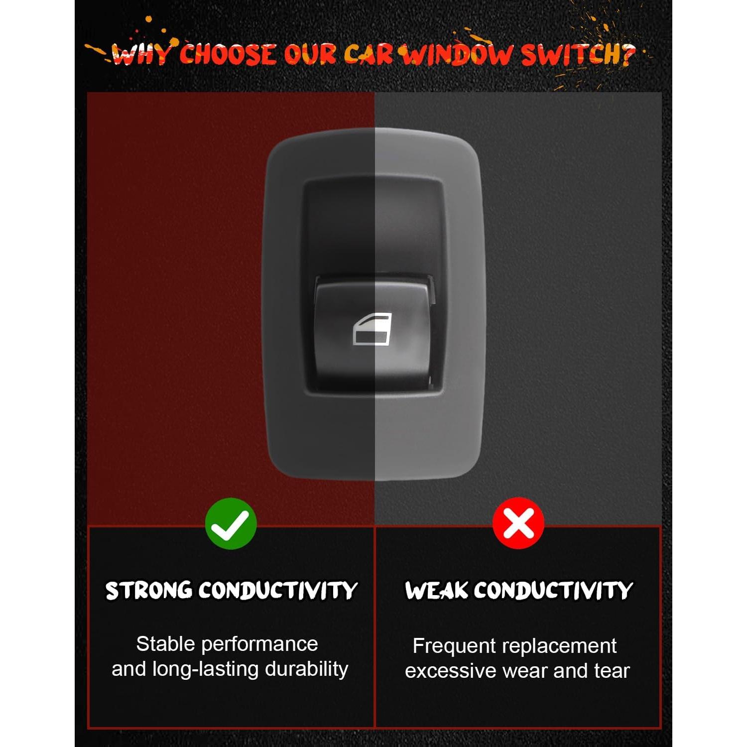 Interruptor de Ventana Eléctrica cciyu OE 61319113773 BMW