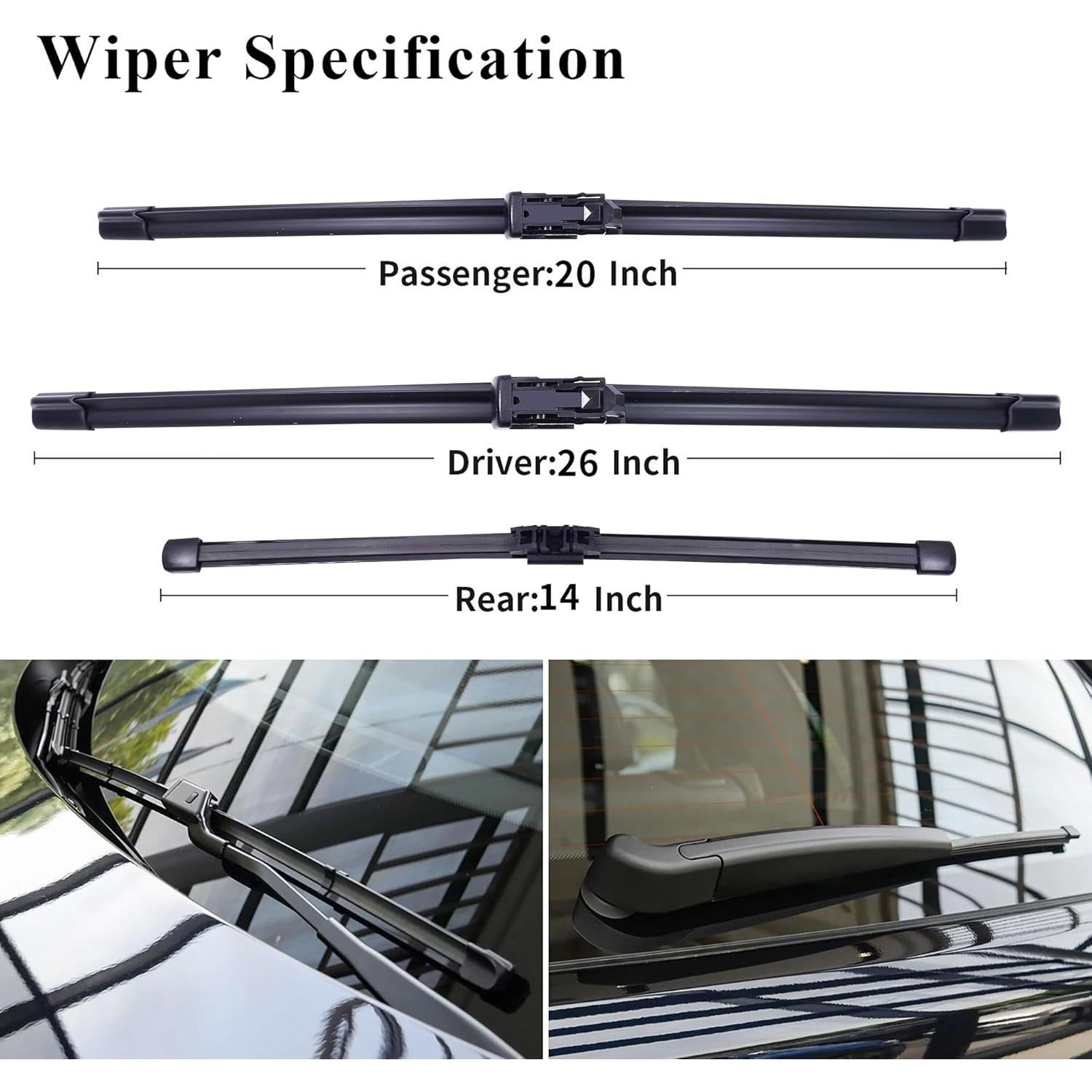 Limpiaparabrisas BMW X5 2019-2024 WINNERS 3 Piezas