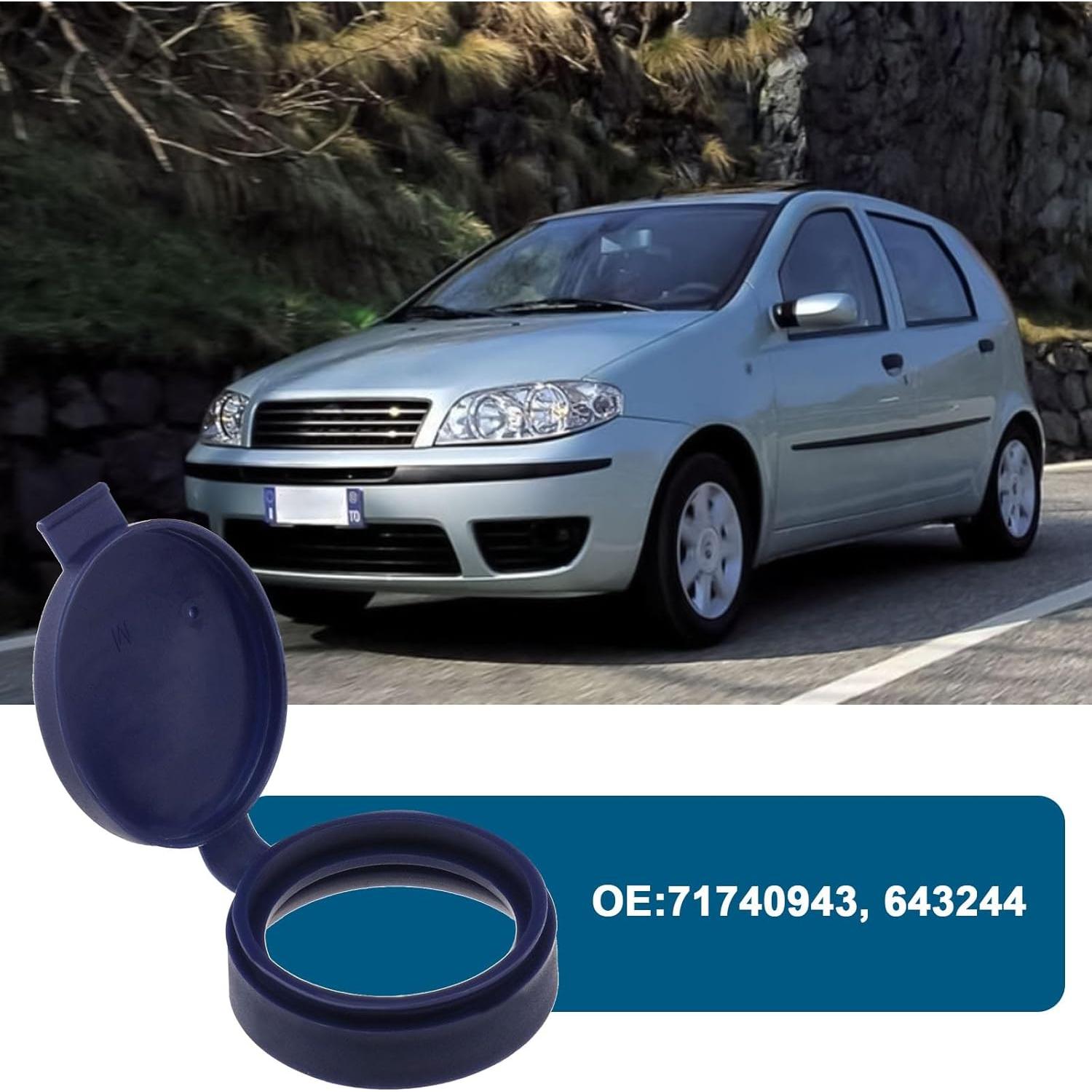 Tapa de Botella de Lavaparabrisas ECSiNG Compatible Fiat y Citroen