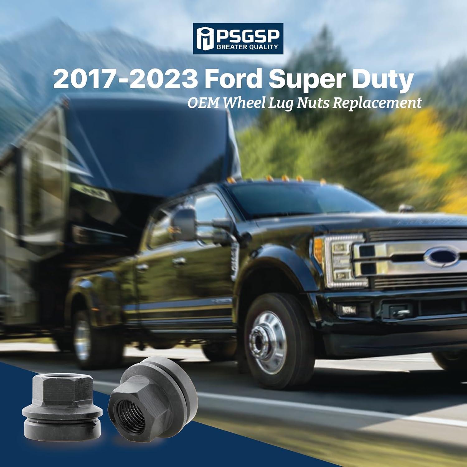 Tuercas de Rueda M14x1.5 Negras 4PCS para Ford 2017-2023