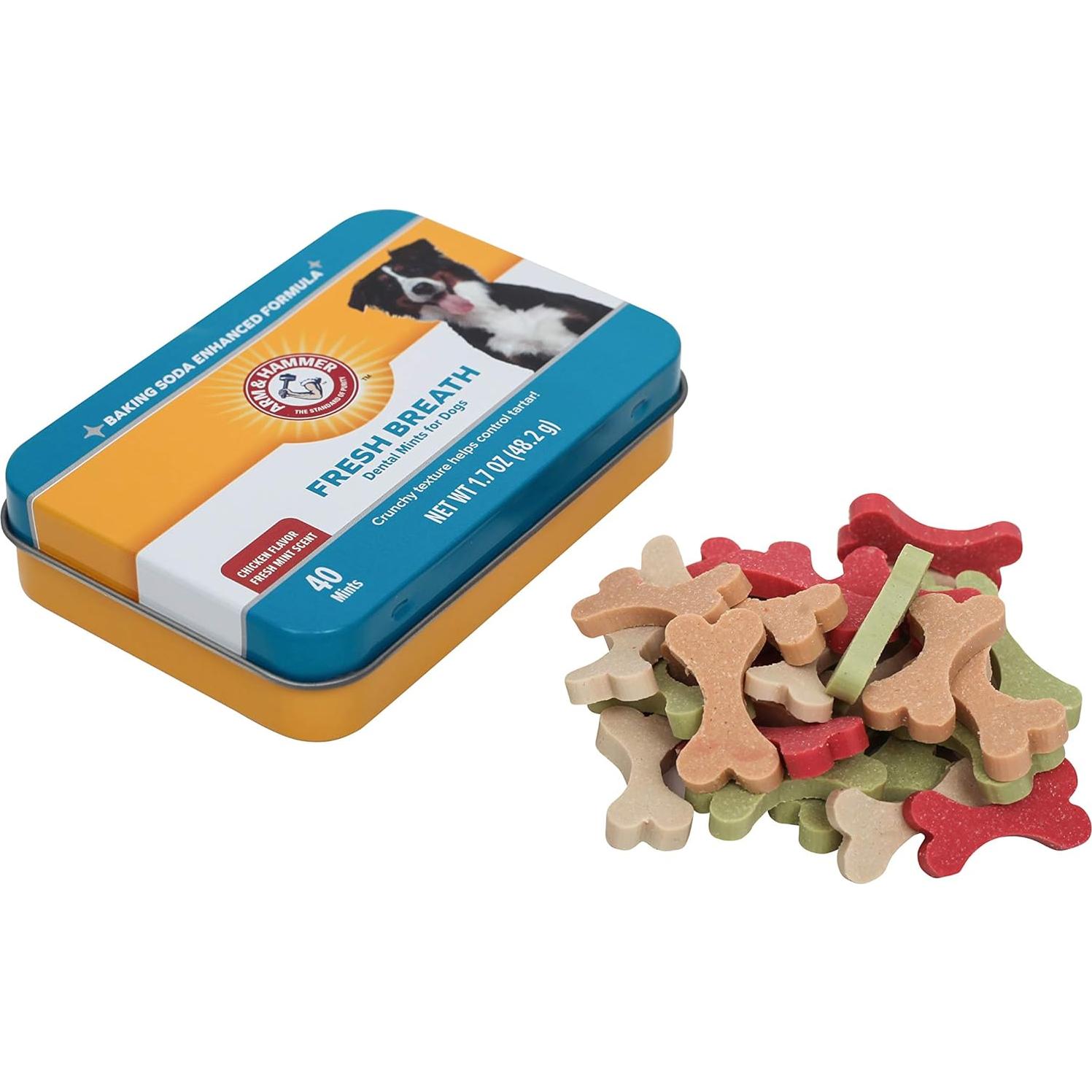 Mentas Dentales Arm & Hammer para Perros Sabor Pollo 48g