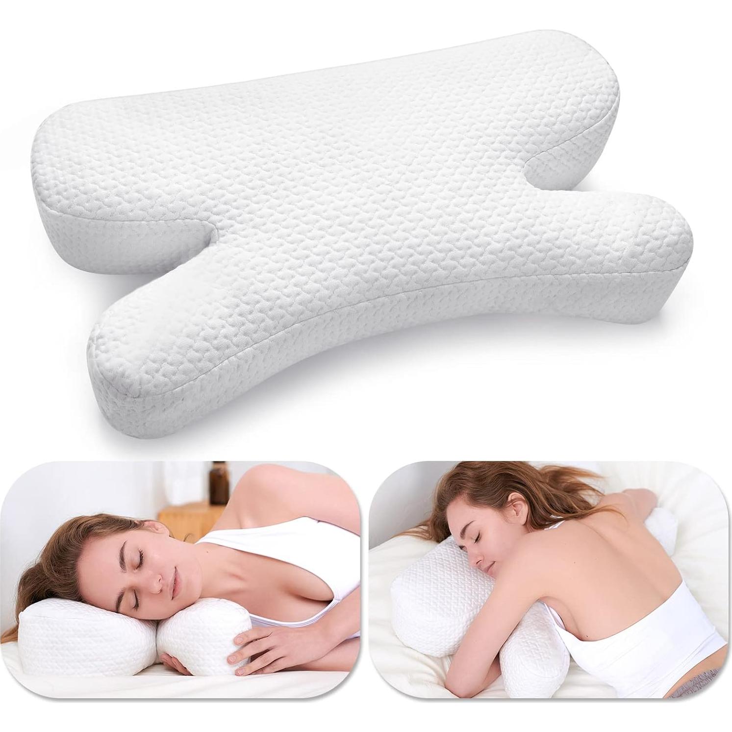 Almohada Antiarrugas Clieey Espuma Viscoelástica Ajustable 1.76 kg