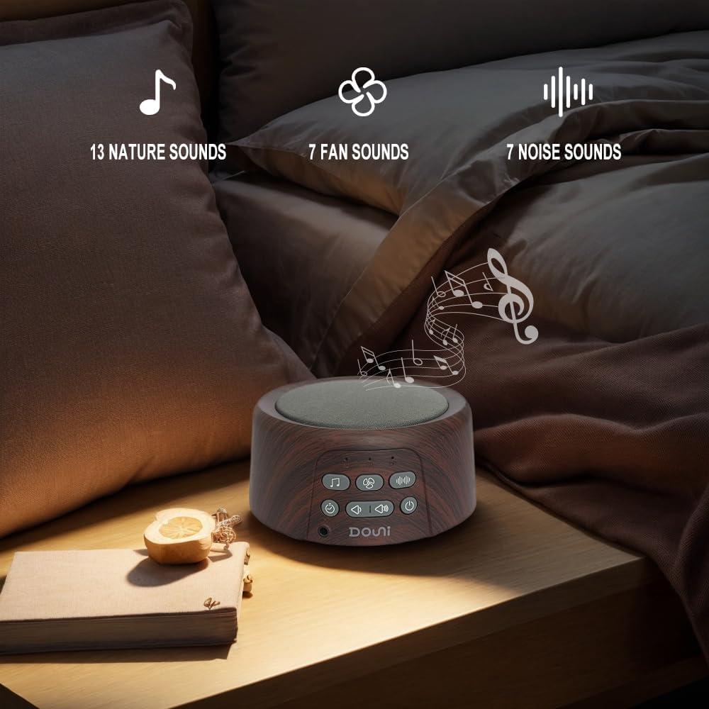 Máquina de Ruido Blanco Douni - Sonido para Dormir 27 Sonidos
