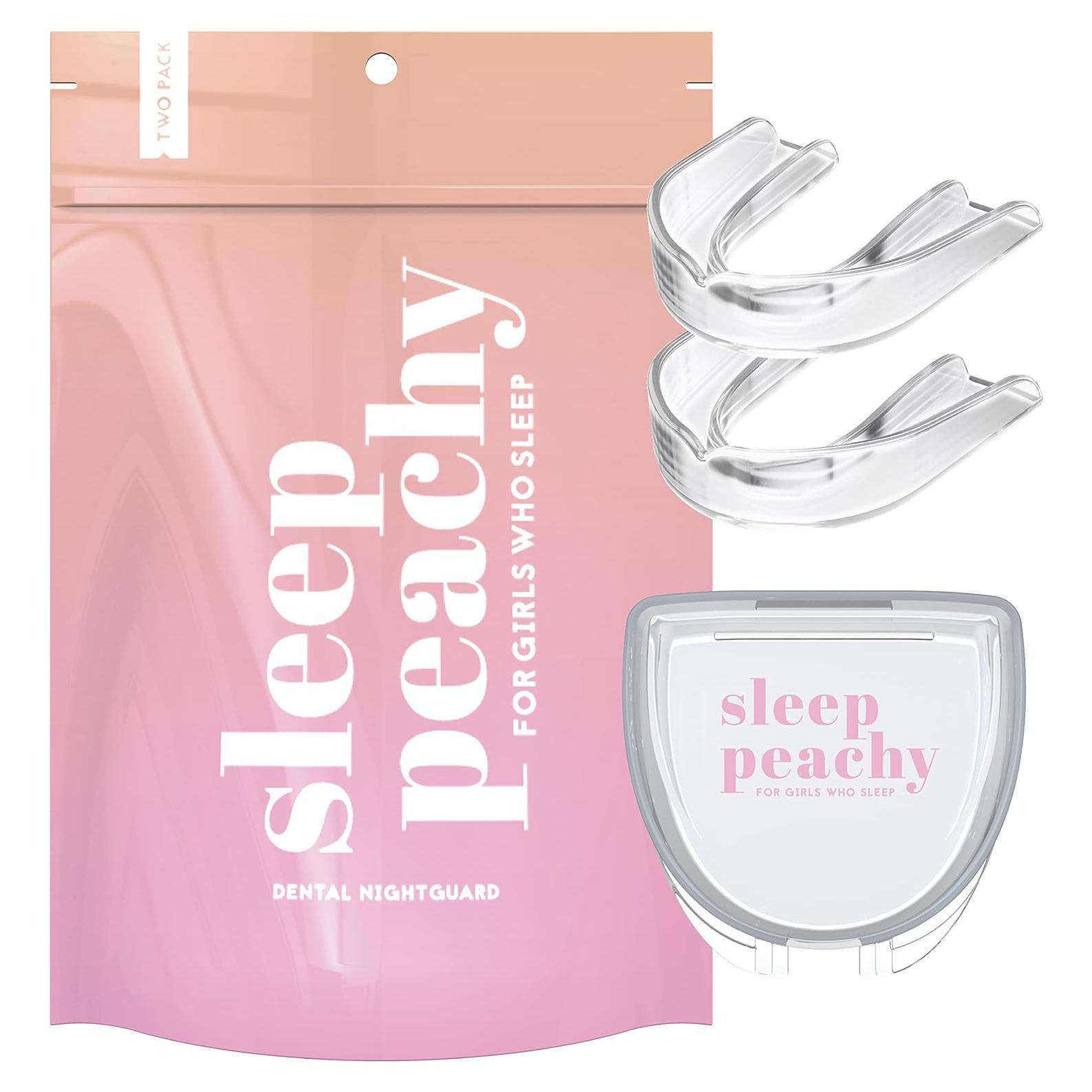 Protectores Bucales Sleep Peachy para Bruxismo - 2 Unidades